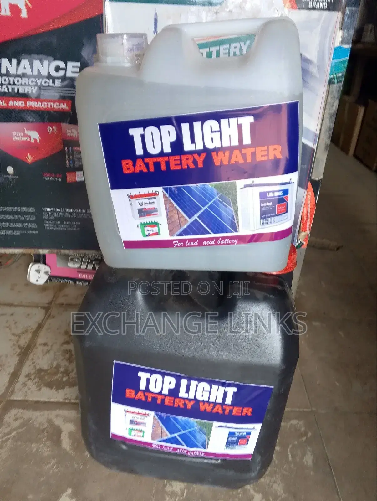 Distilled Battery Water for Lead Acid Battery 20litres