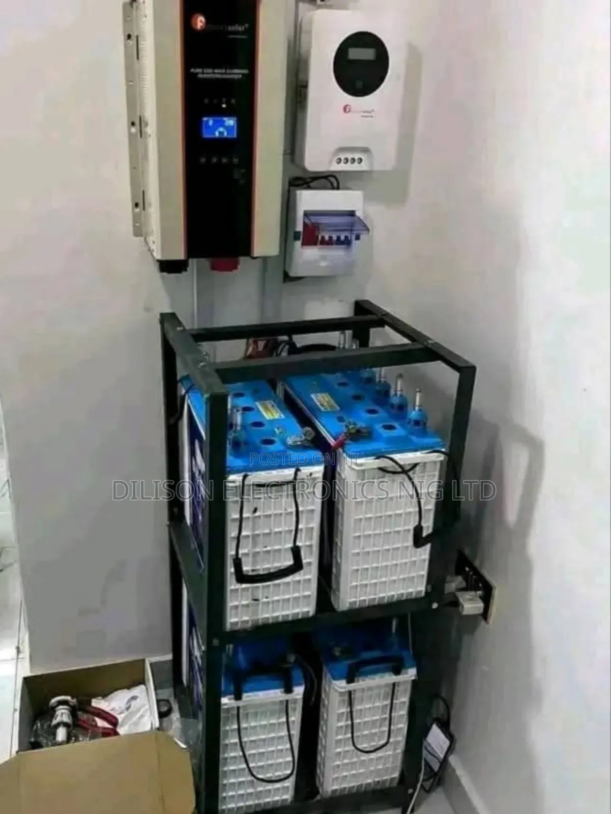 4 Tubular Battery/ 12pcs-300w/ 5kva Inverter, Full Setup