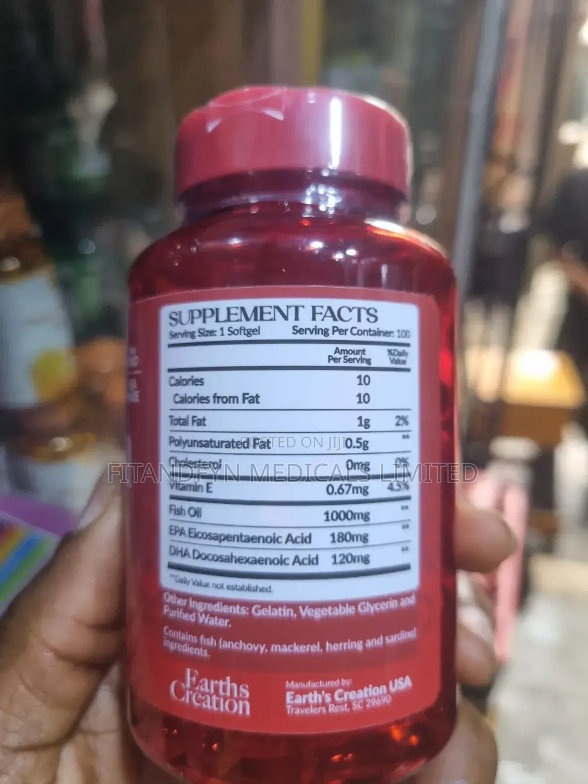 Natural Omega 3 Fish Oil