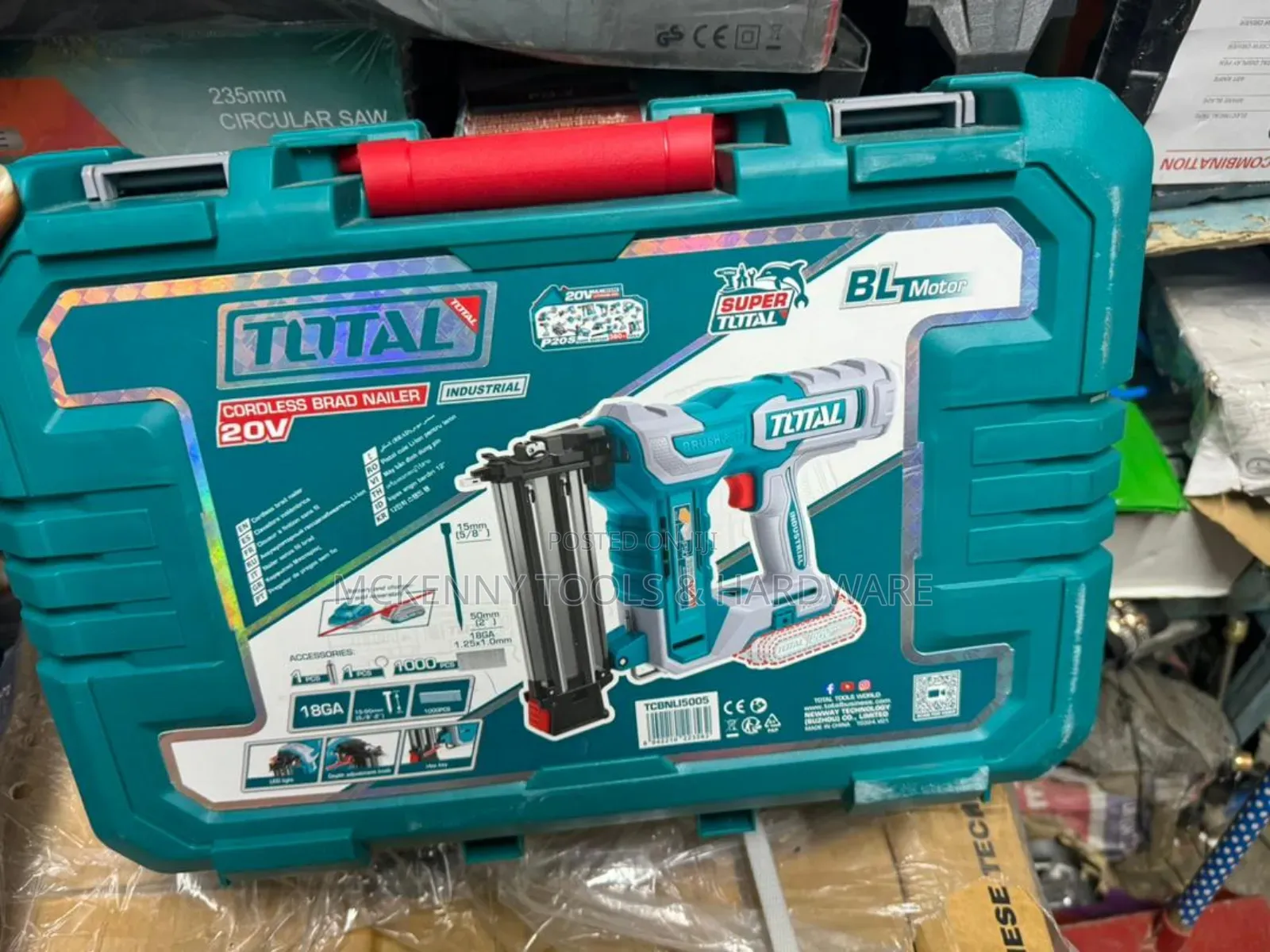 Cordless Brad Nailer Kit 20v / 2ah (Tcbnli2001