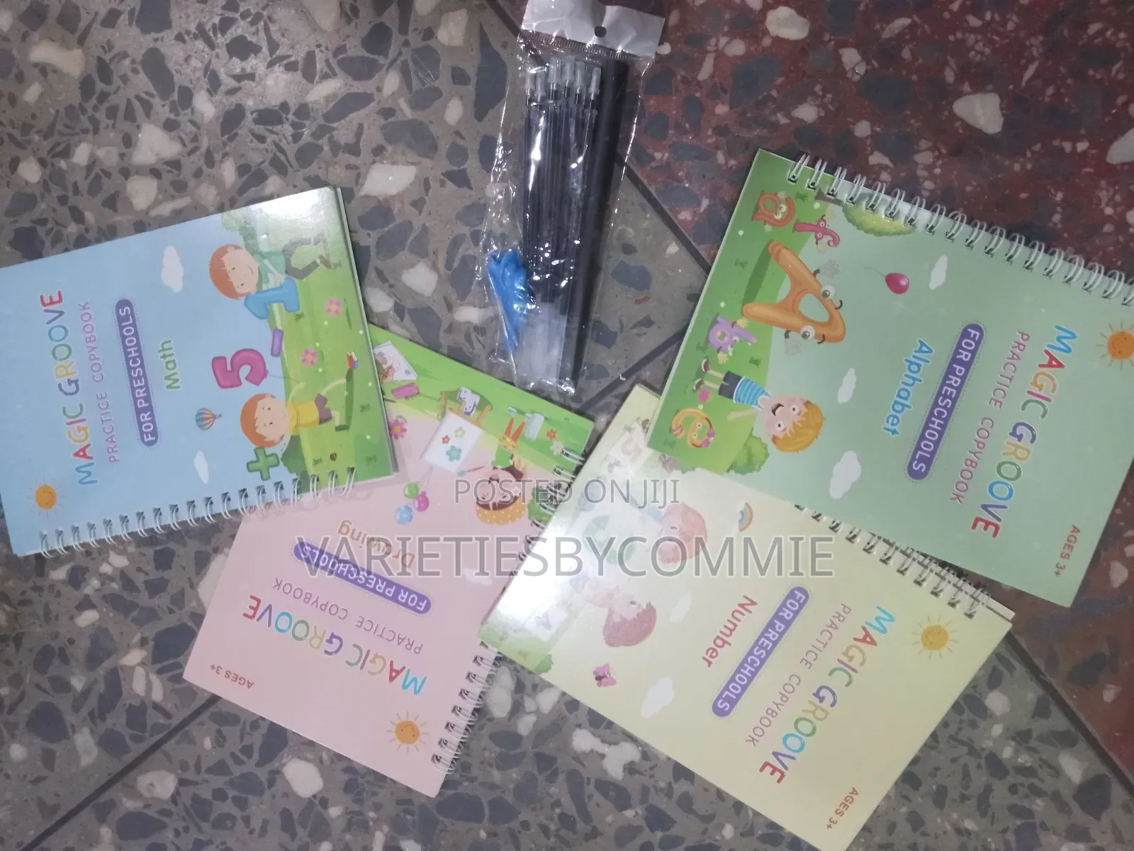 Magic Groove Practice Copy Book/Calligraphy Book Set