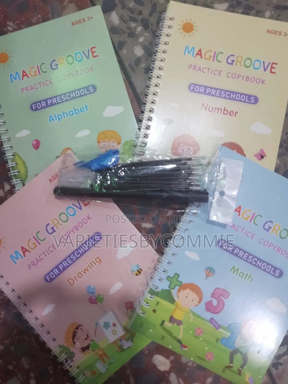 Magic Groove Practice Copy Book/Calligraphy Book Set