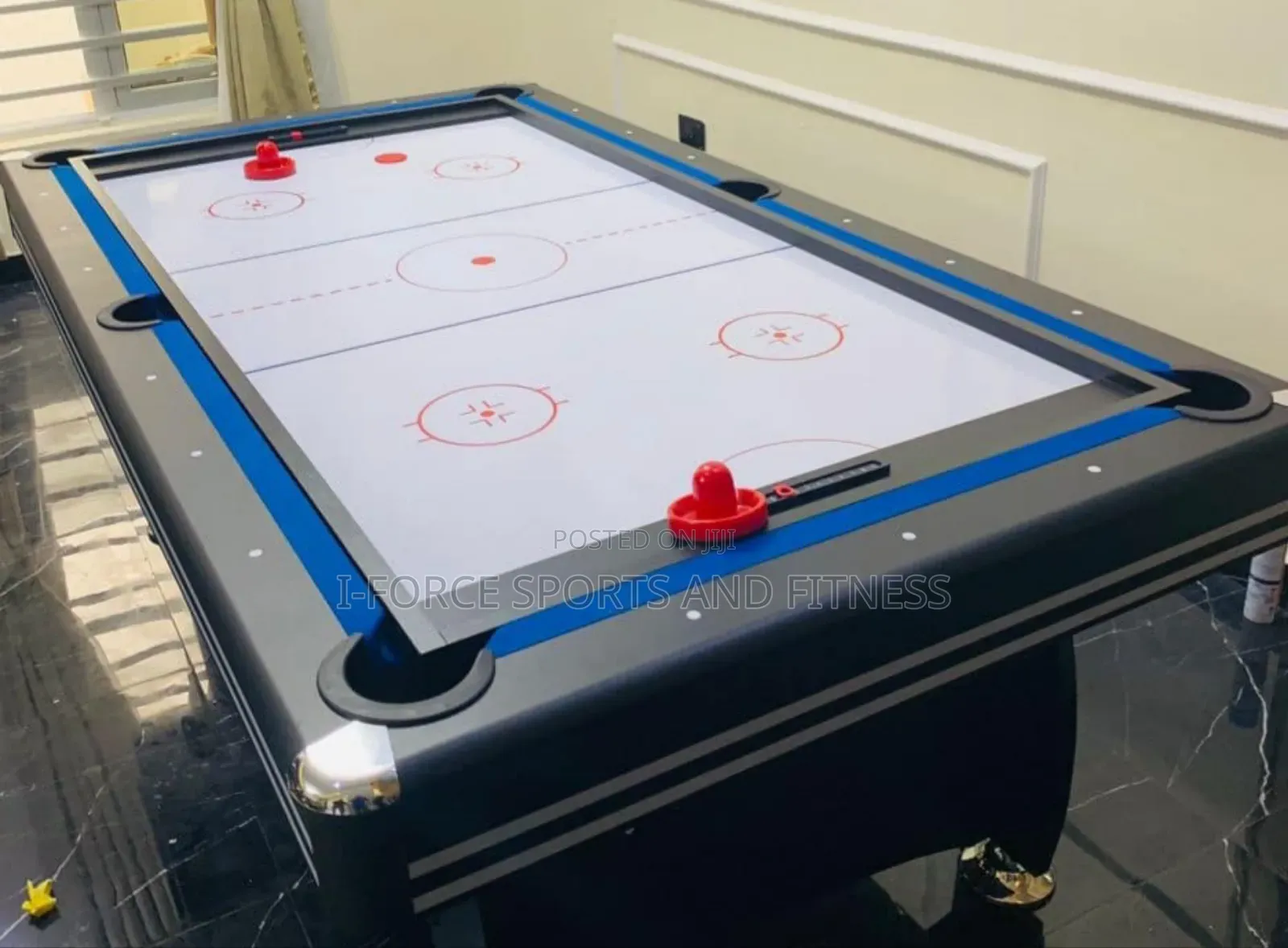 3 in 1 Board Snooker, Air Hockey and Tennis