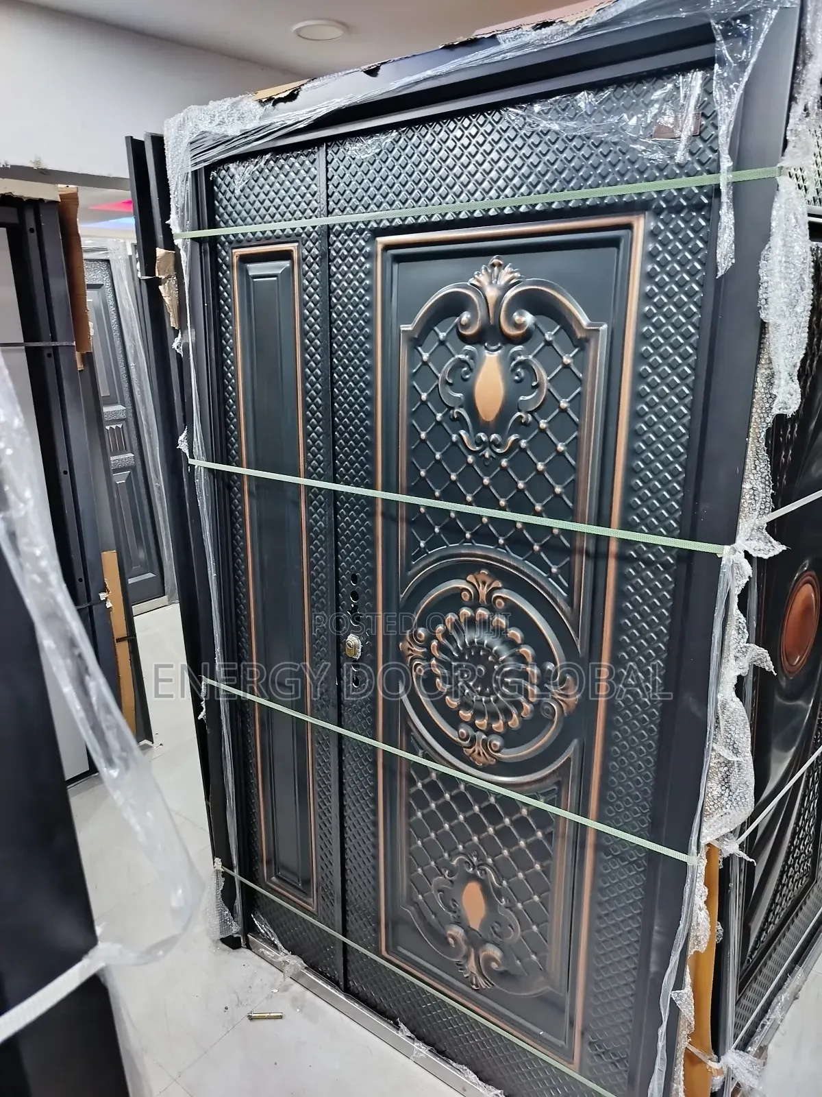 Italian Copper Cast Mini Double Multi Security Door