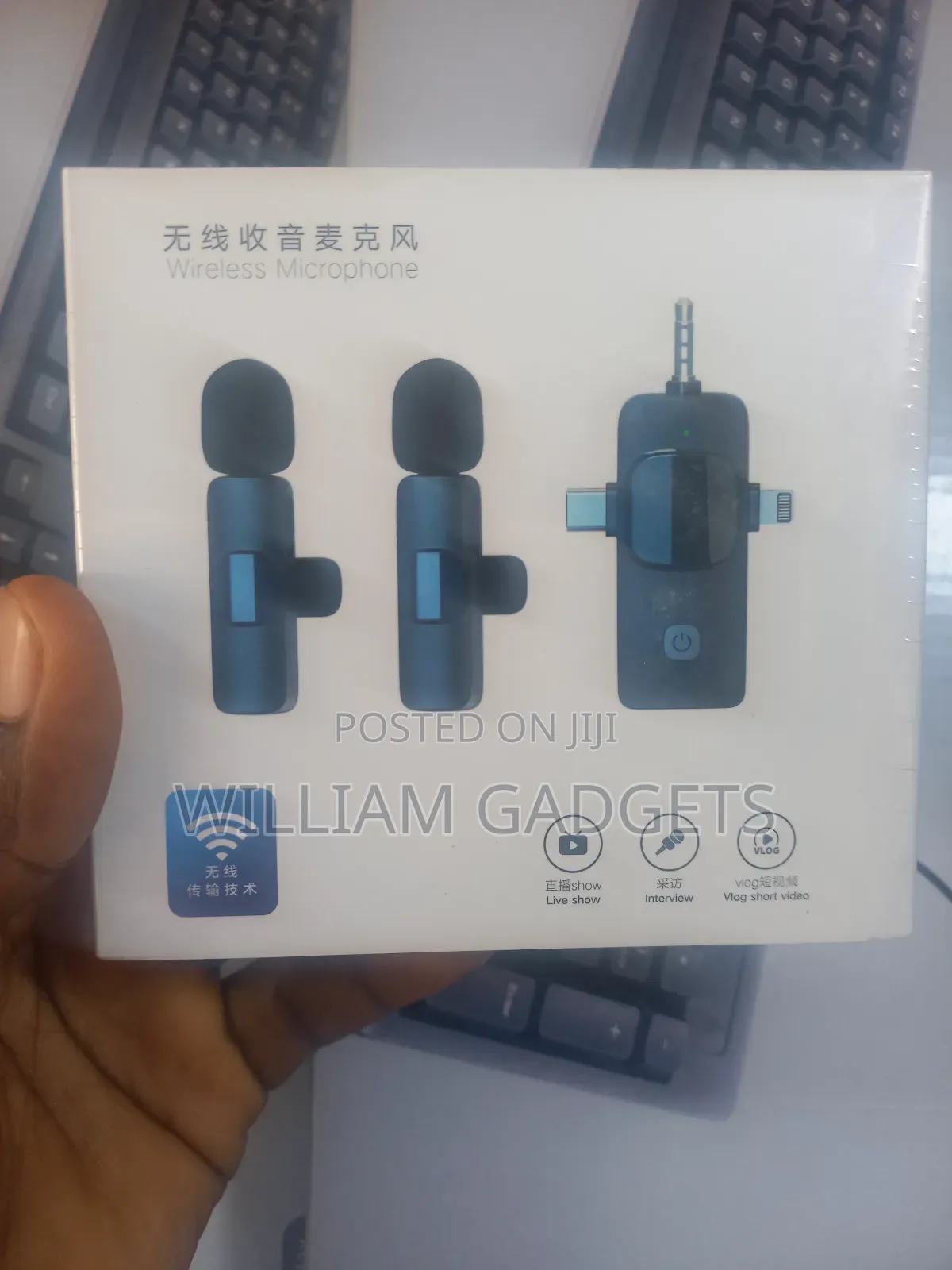 Wireless Microphone 3in1