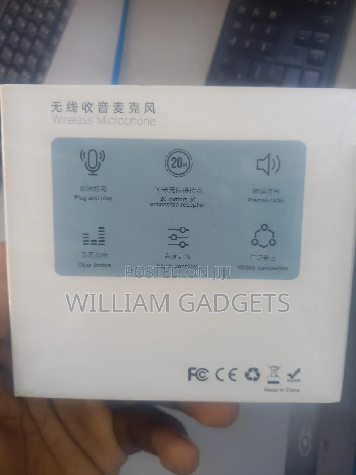 Wireless Microphone 3in1