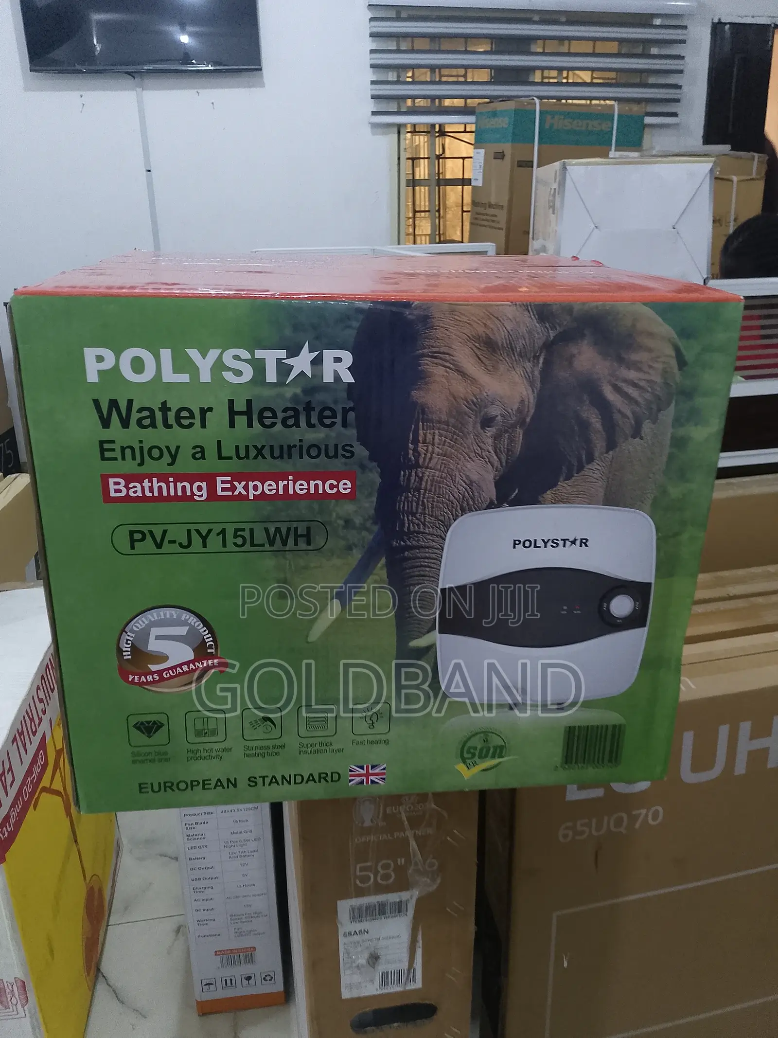 Polystar 15l Water Heater – Fast Heating, Low Energy Use