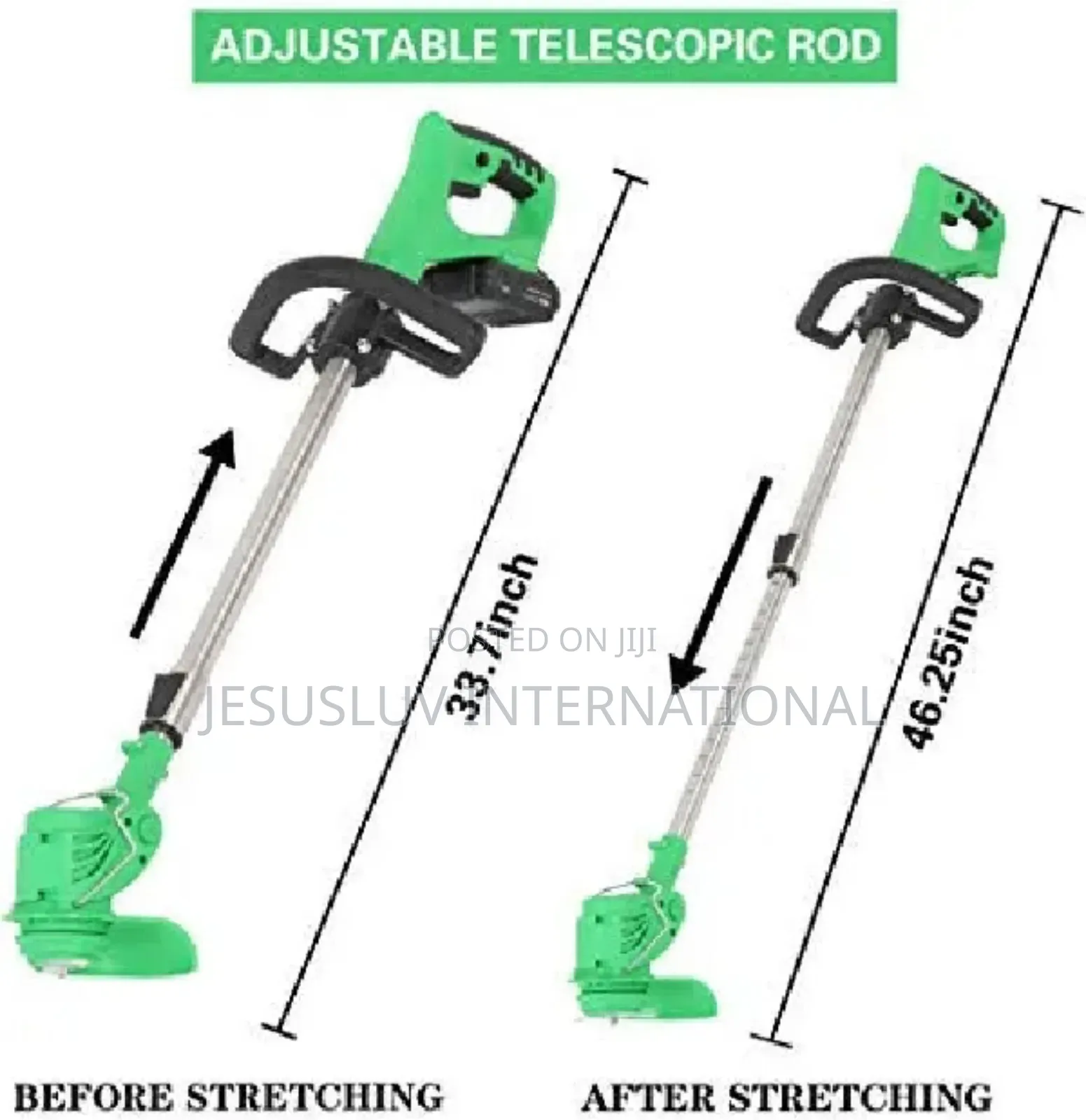 Grass Brush Cutter With 2 Rechargeable 48v Batteries