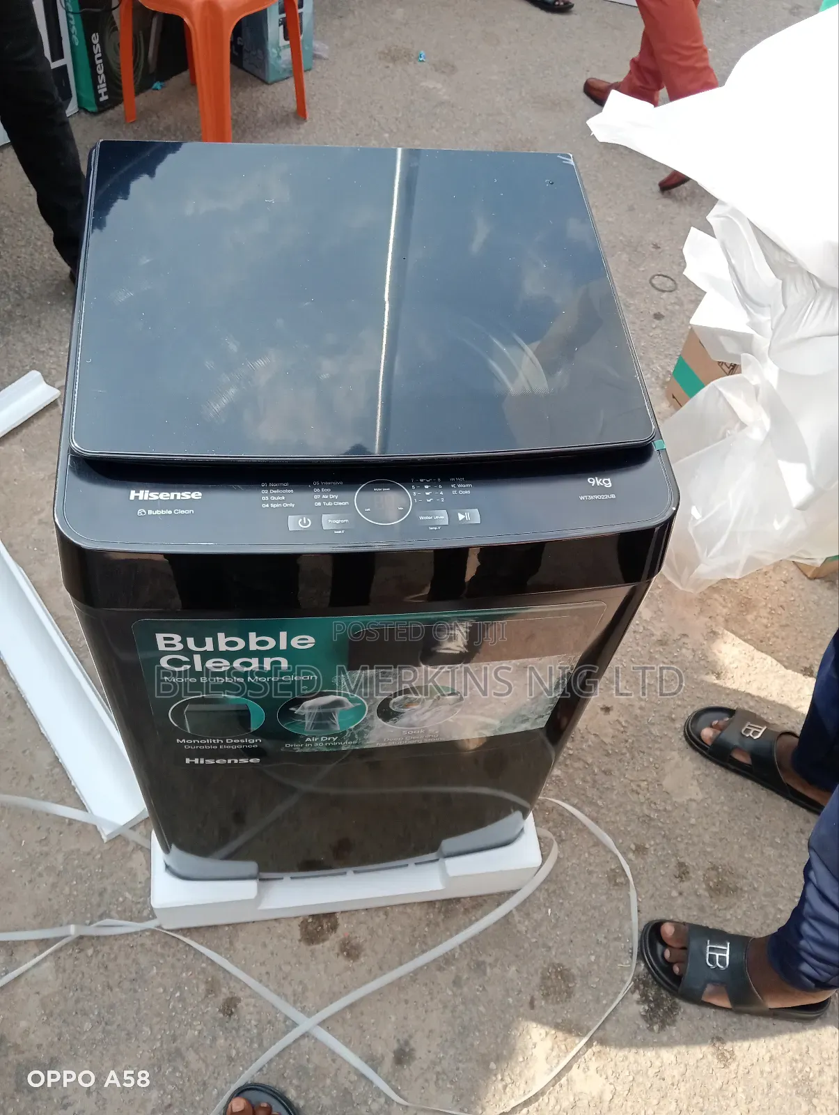 Hisense 9kg Top Loader Automatic Washing Machine