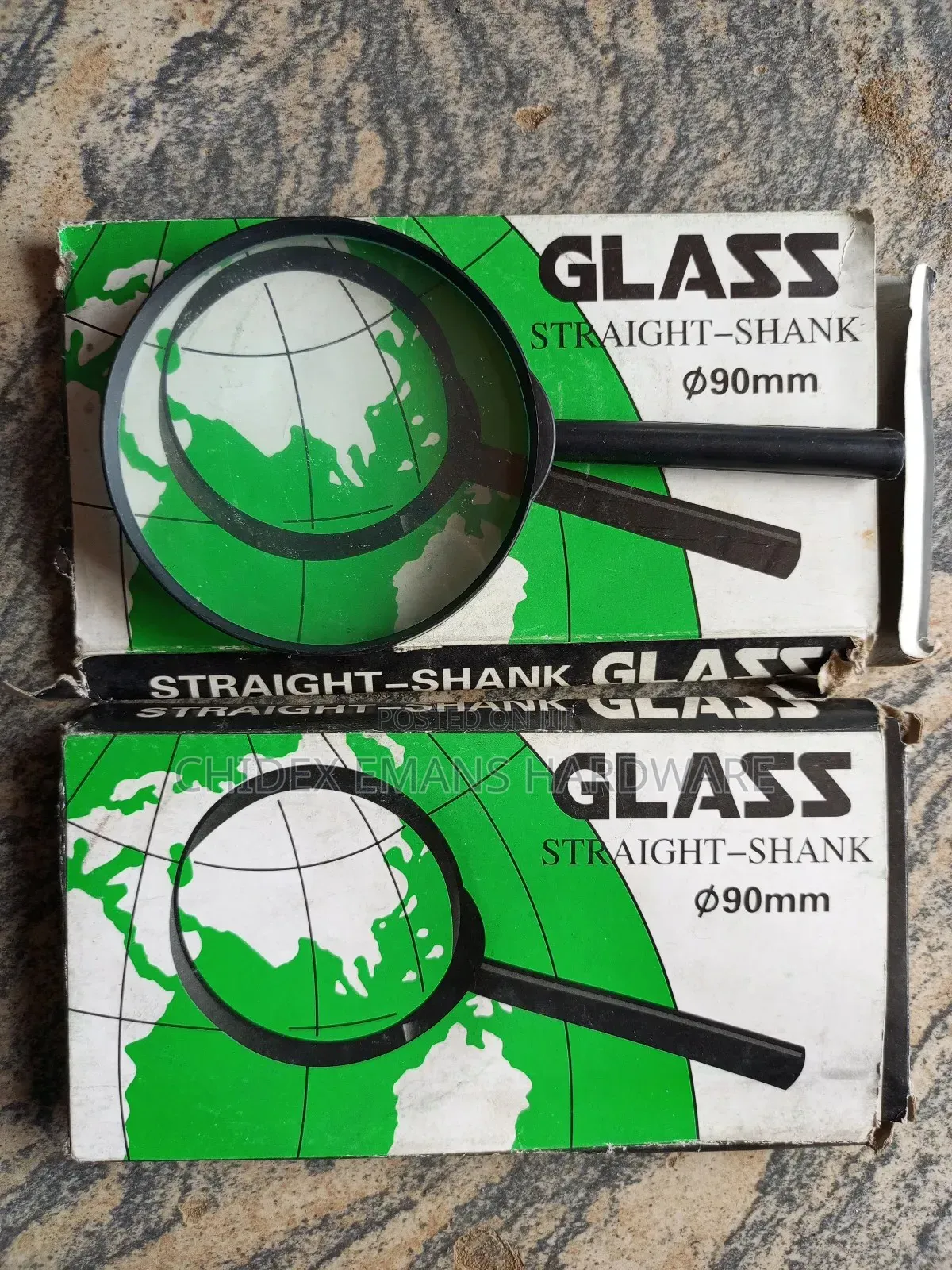 Straight-Shank Magnifying Glass 90mm