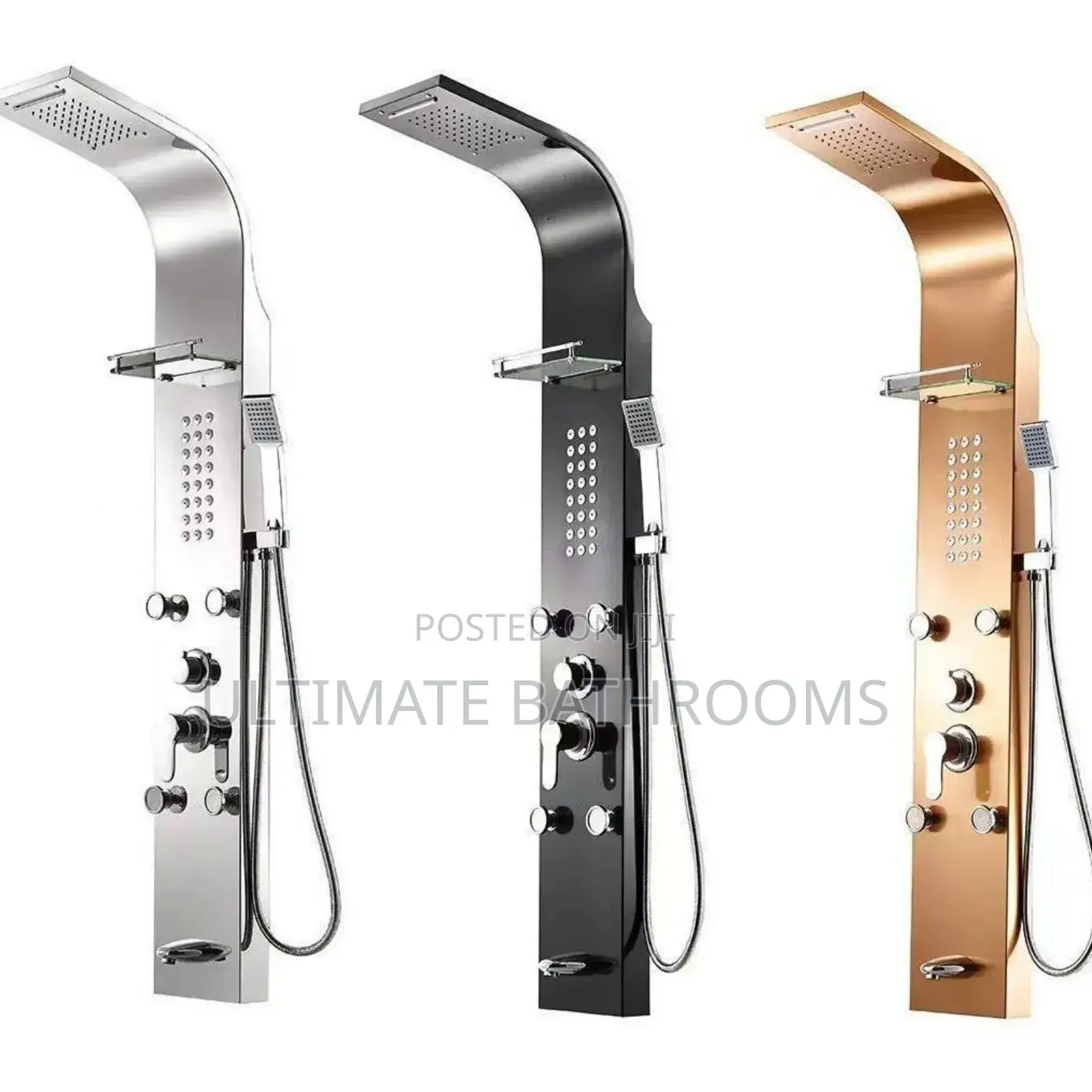304 Quality Bathroom Panel Shower Mixer With Shelf