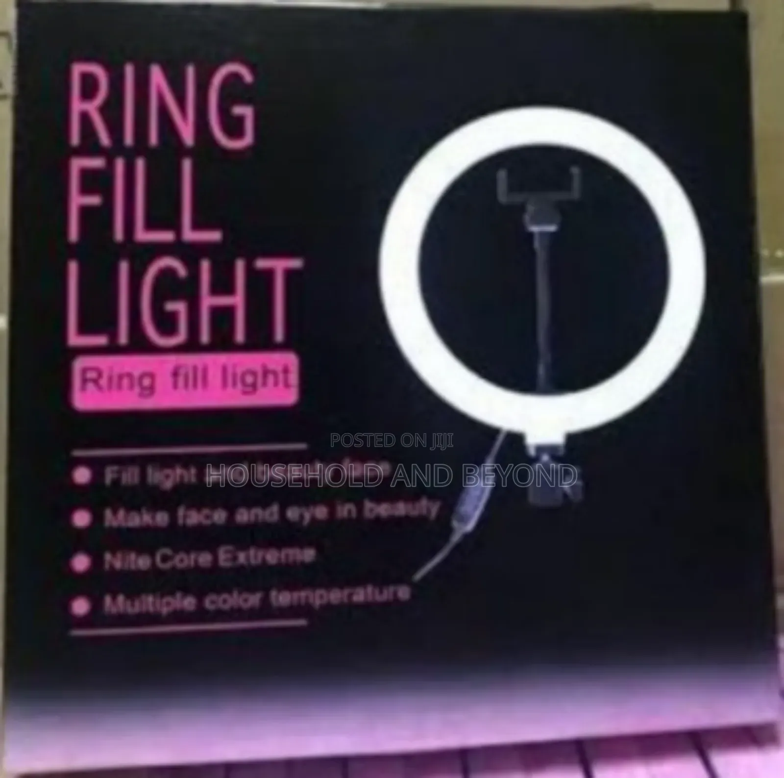 10 Inches Ring Light With Tripod Stand