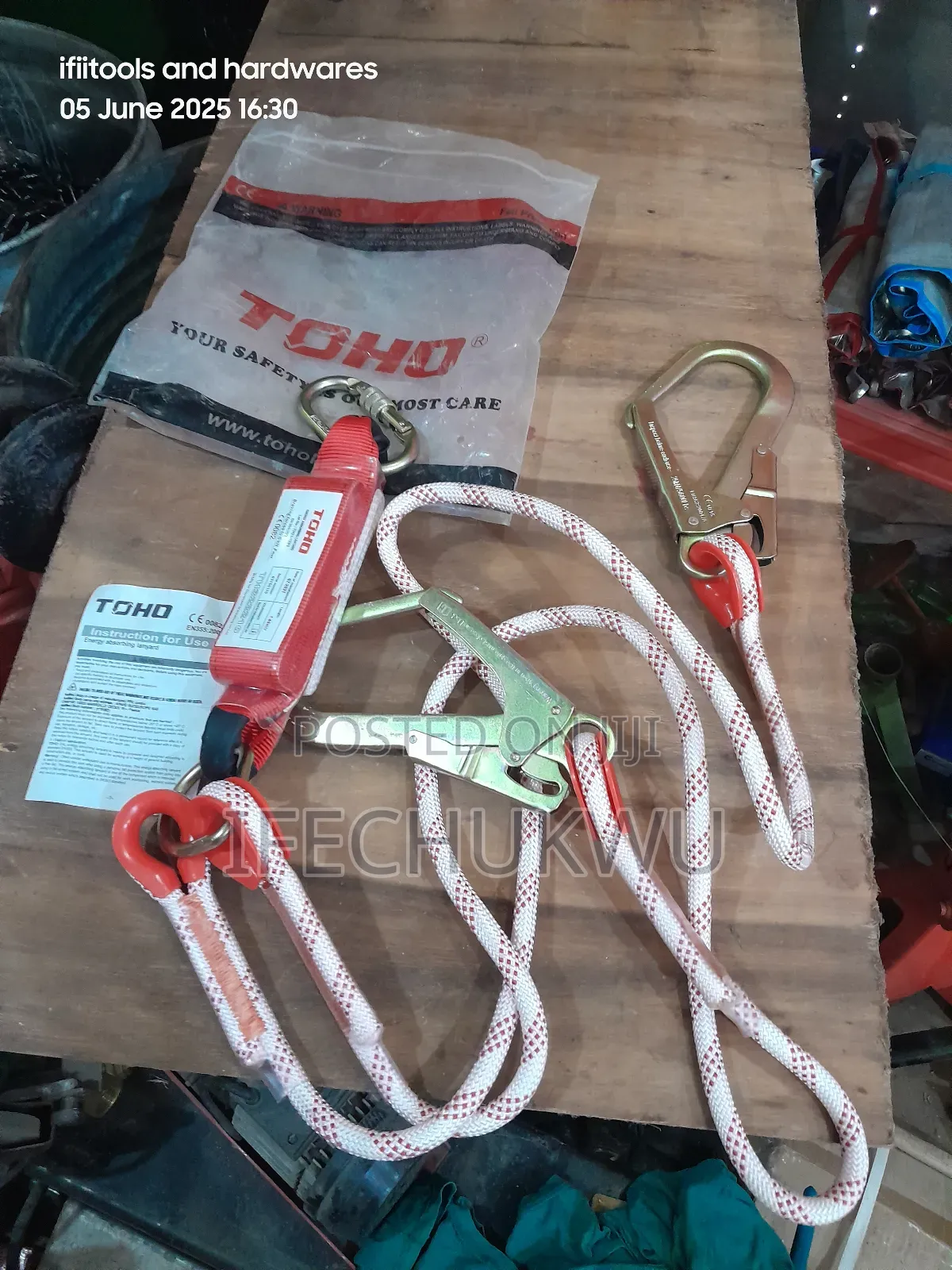 Double Lanyard Spare With Shock Absorber