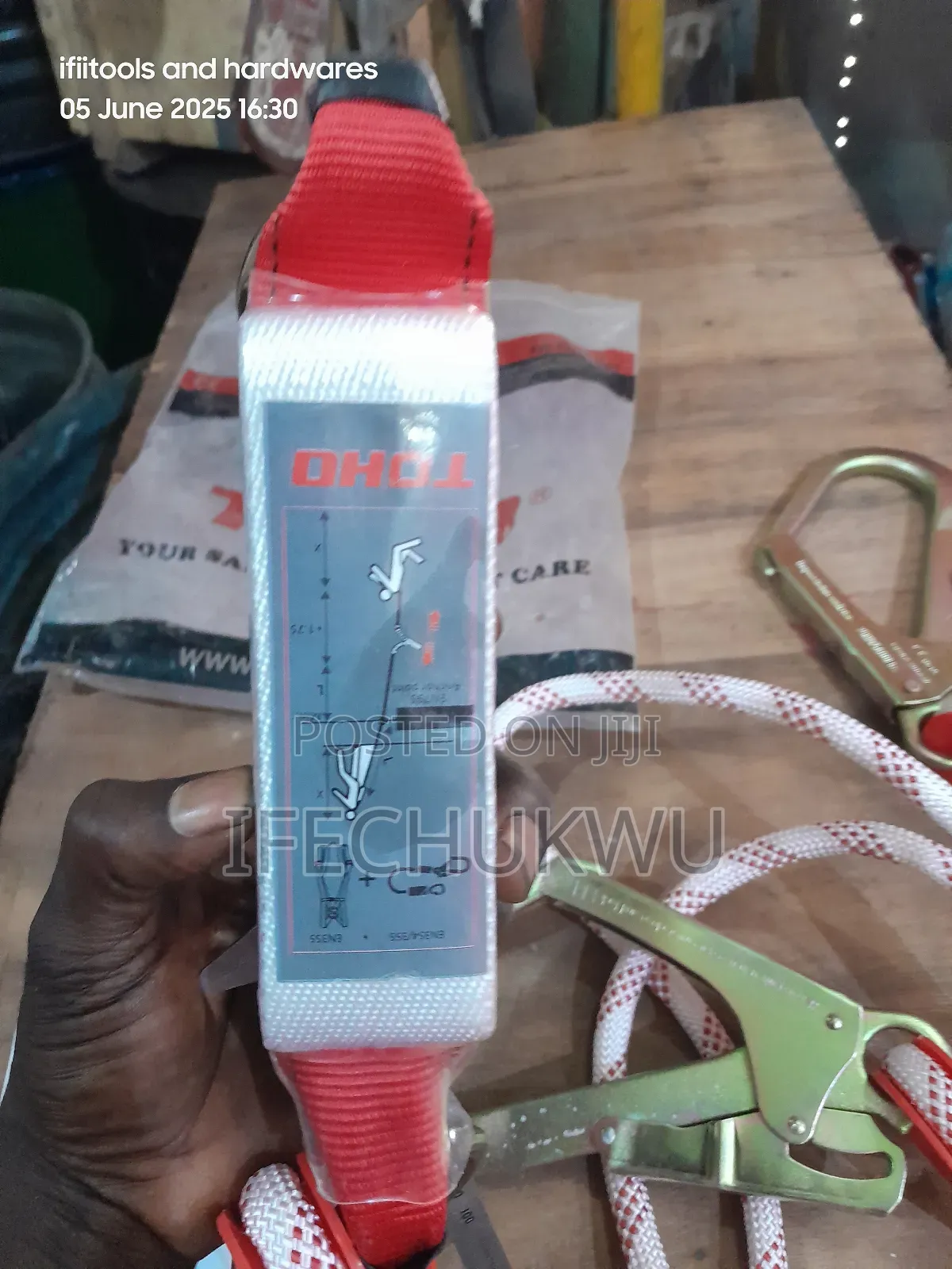 Double Lanyard Spare With Shock Absorber