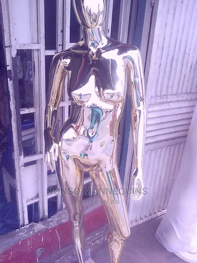 Female Gold Faceless Mannequin