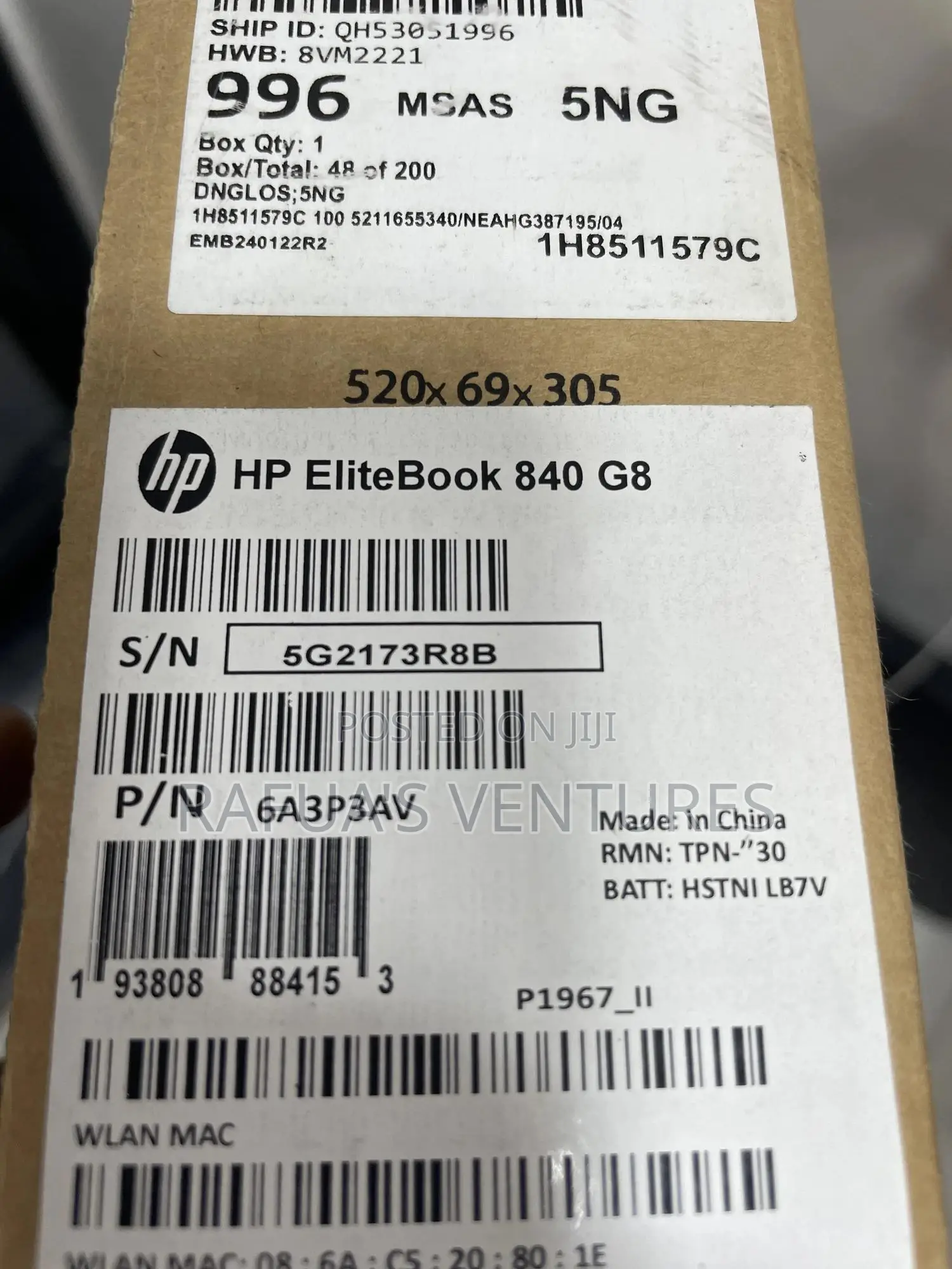 New Laptop HP EliteBook 840 G8 16GB Intel Core I7 SSD 512GB
