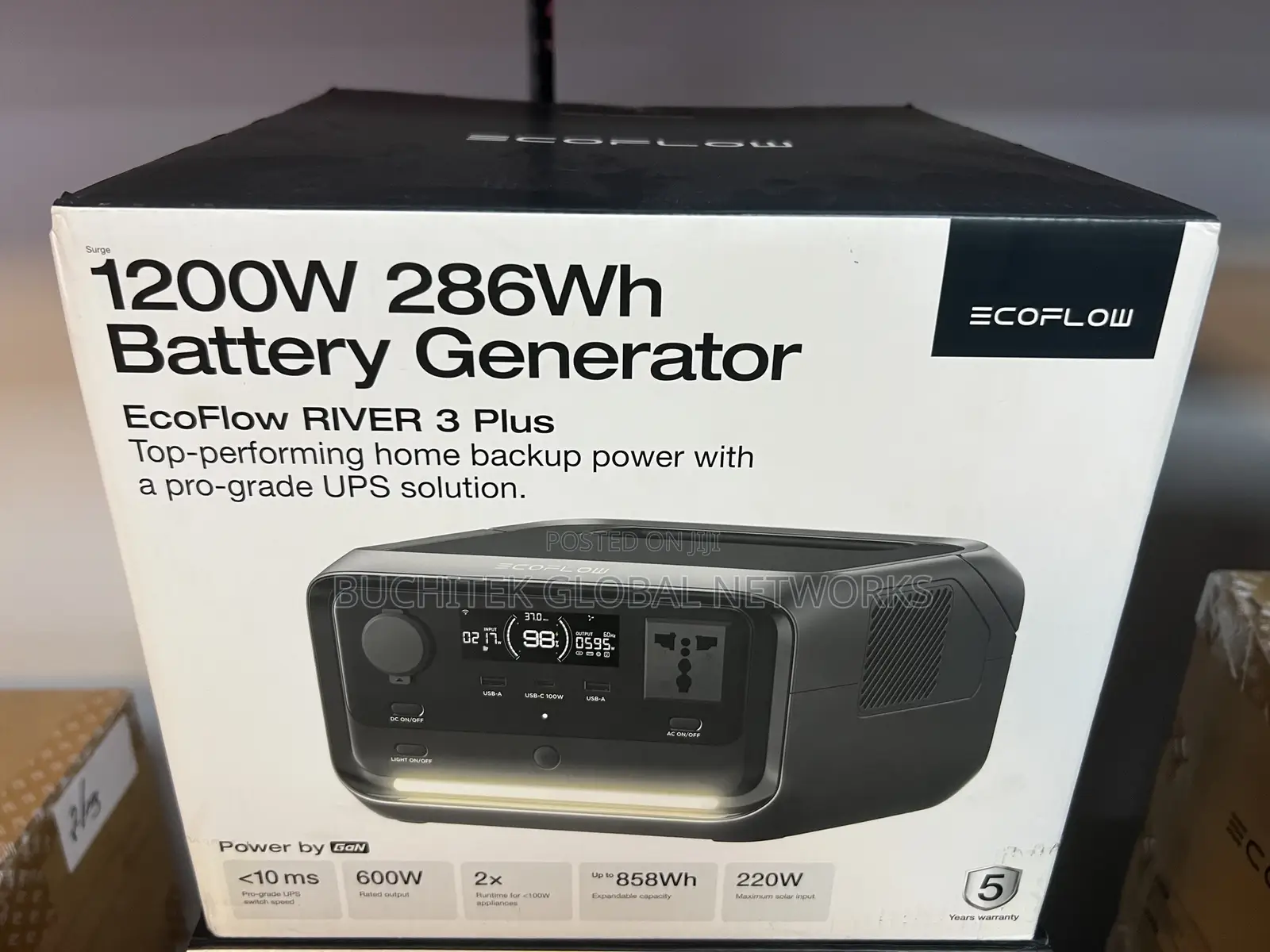 Ecoflow River 3 Plus Portable Power Station .