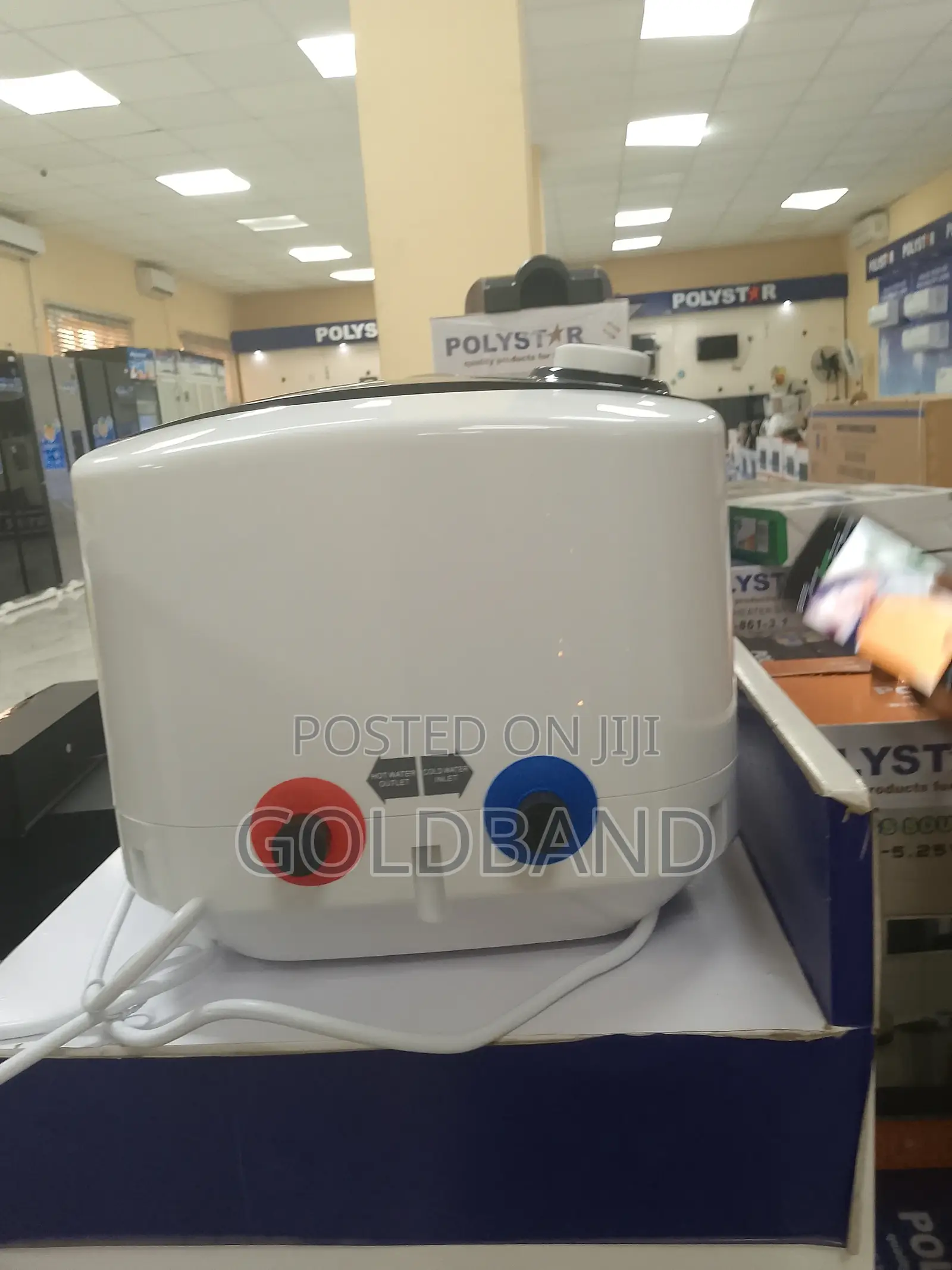Polystar 15ltrs Vertical Electric Water Heater Energy-Saving