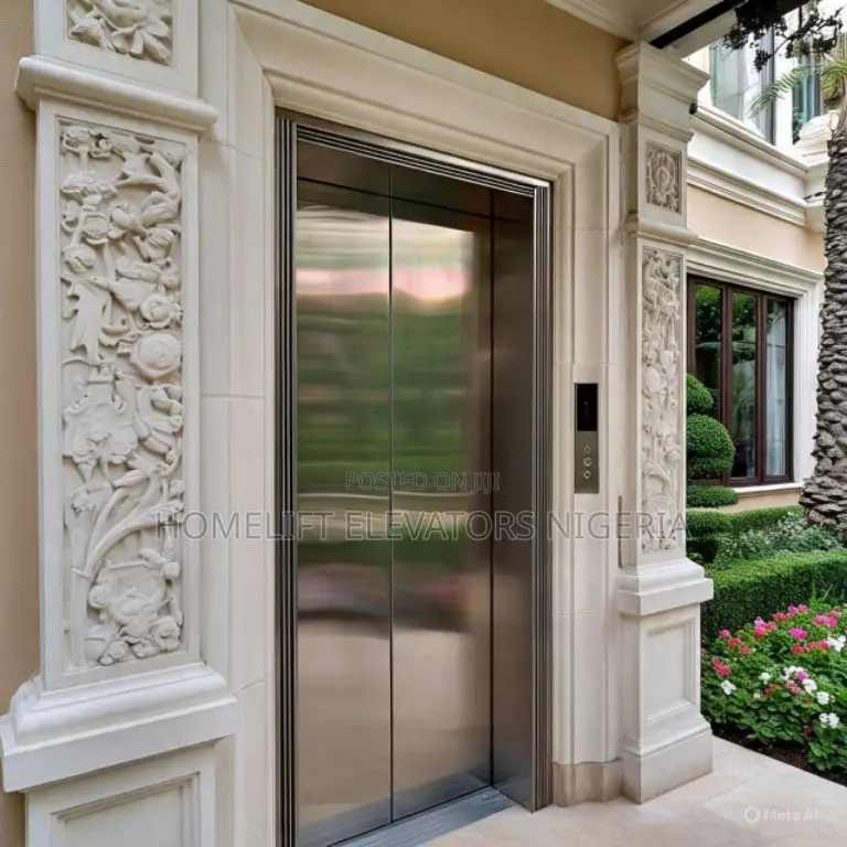 Outside Villa Elevator Home Lift