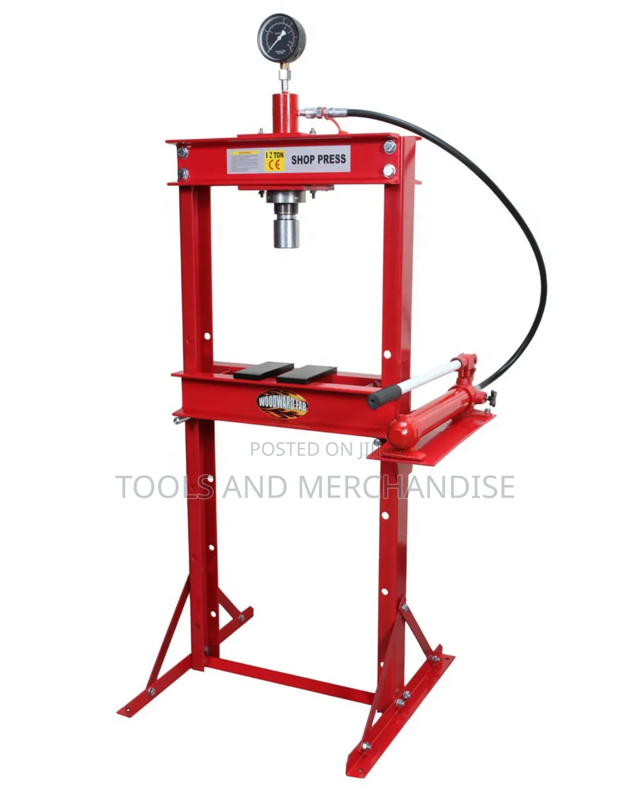 12 Ton Hydraulic Shop Press