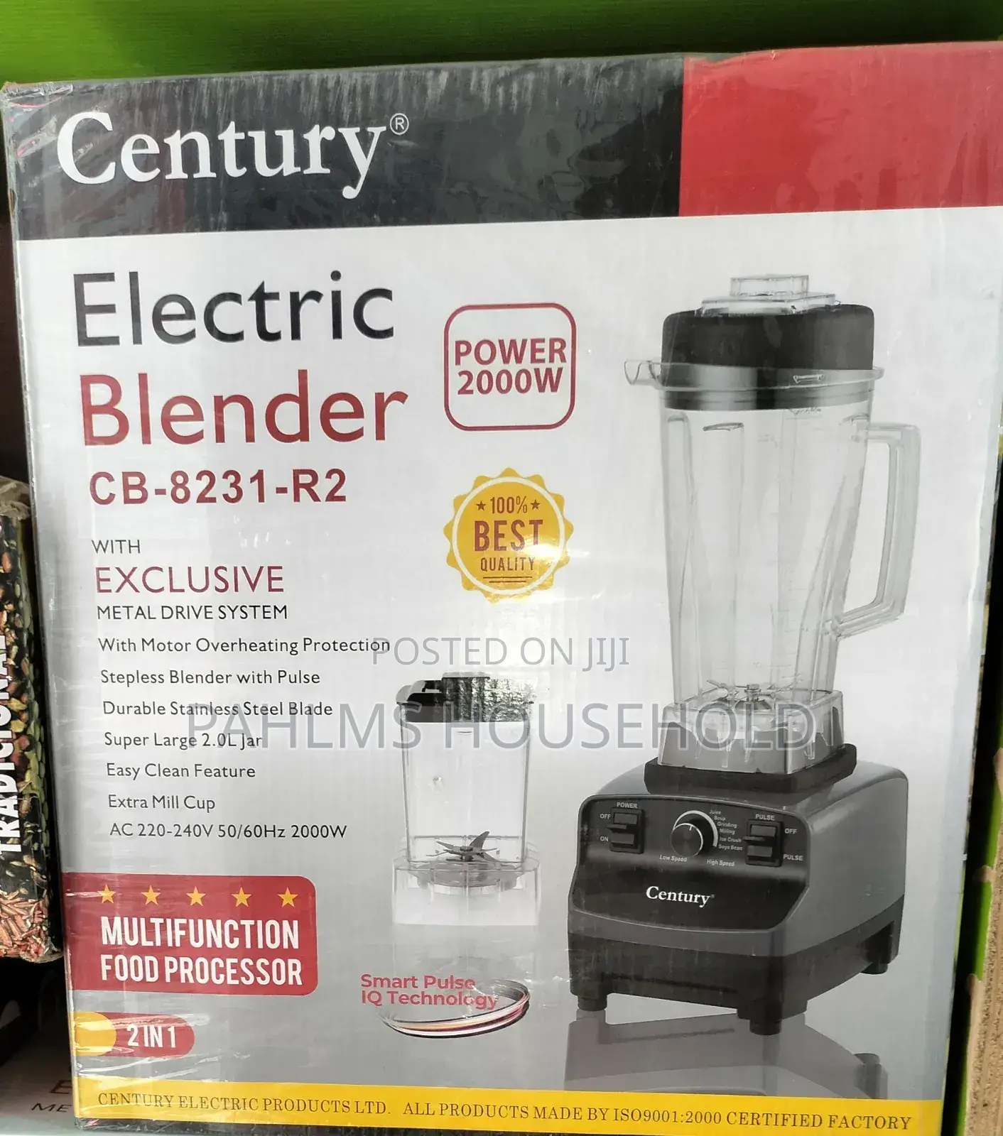 Century 2in1 Professional Commercial Blender