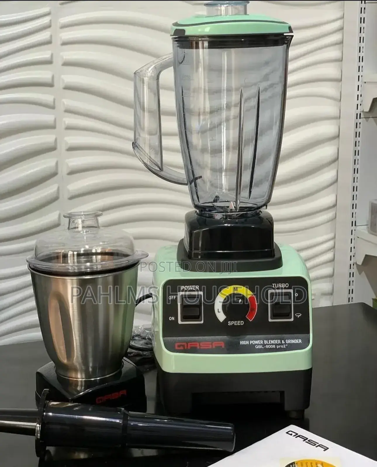 Qasa 2in1 Professional Commercial Blender