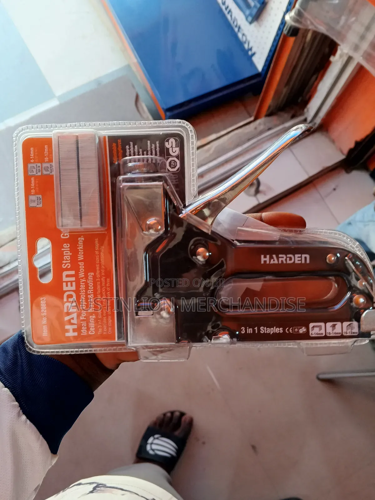 Harden Stapler Gun for Carpentry Stapling