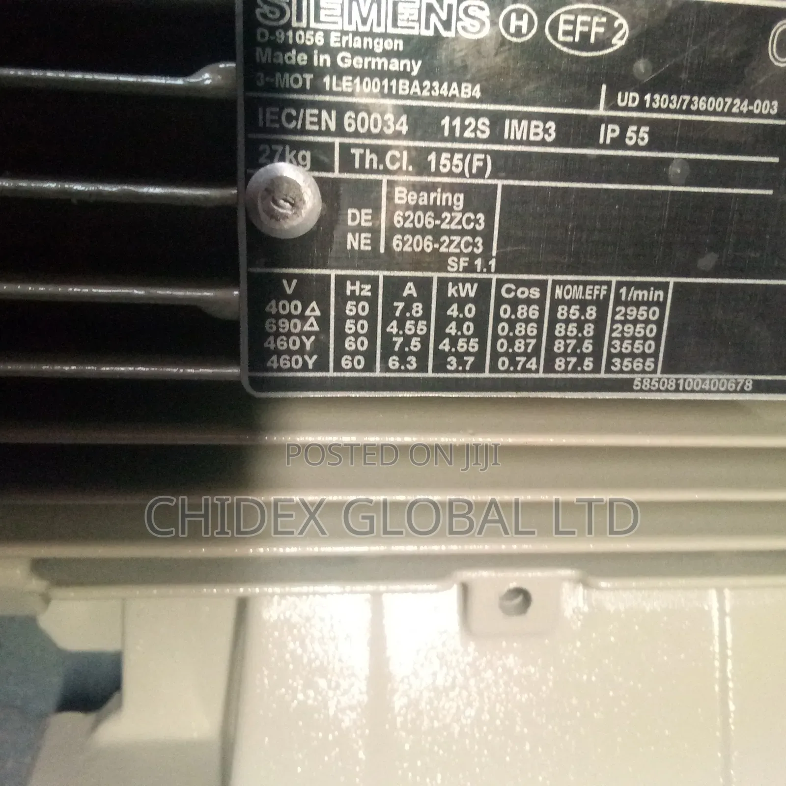 Original Brand New Siemens Electric Motor 4kw 5.5hp