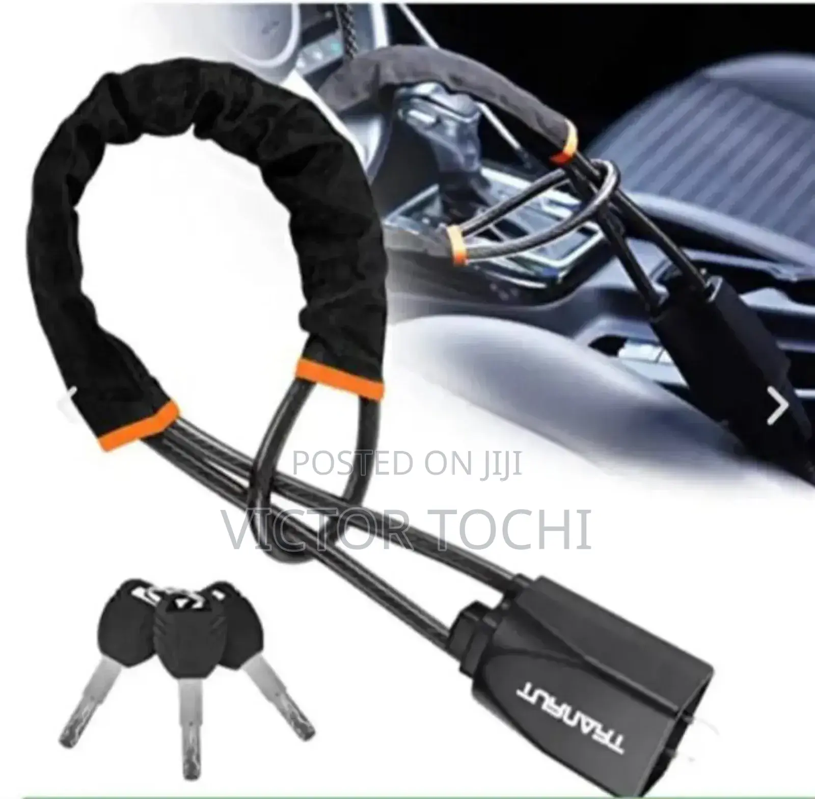 Universal Anti - Theft Steering to Seat Belt Lock