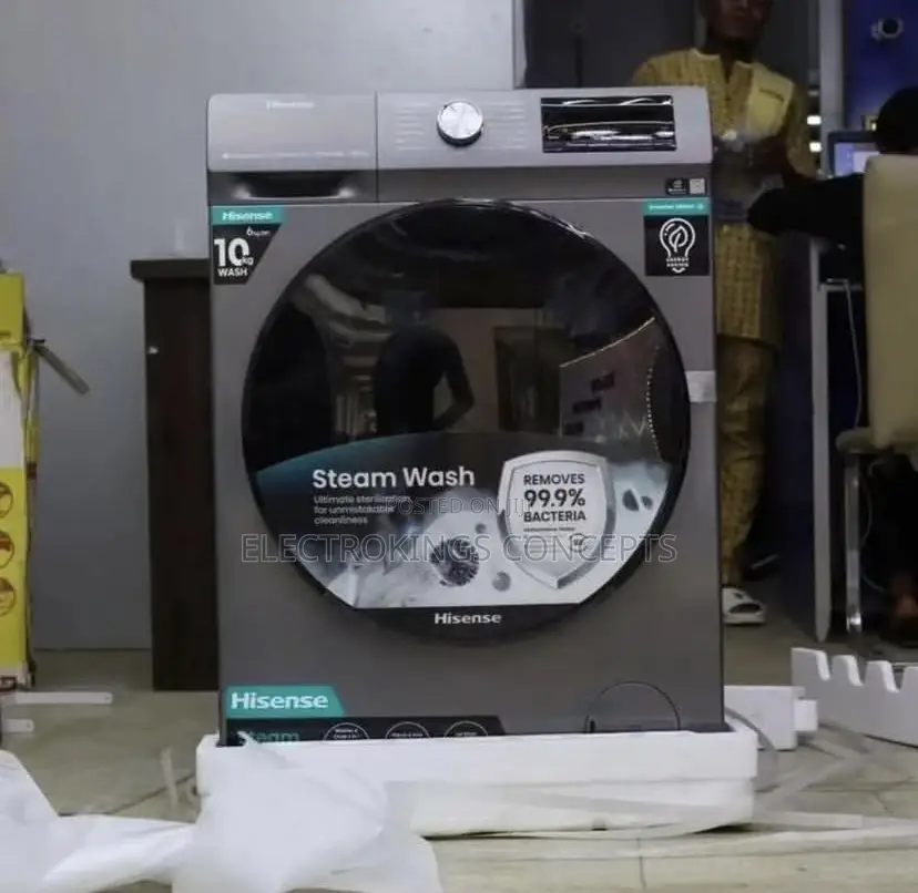 Hisense 10kg Inverter Front Load Washer | Wm 1043bt-wf3s