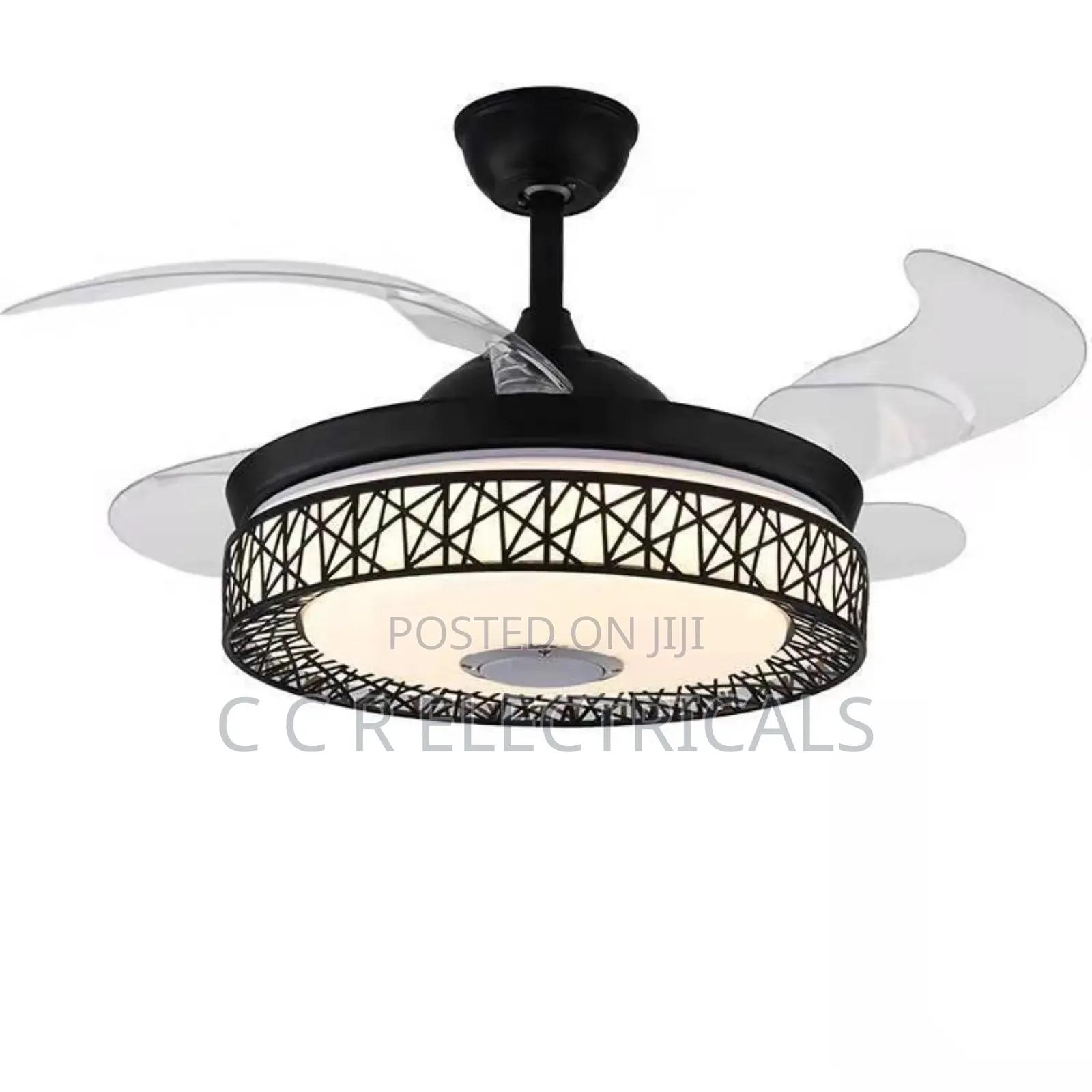 Chandelier Fan : Light, Fan and Bluetooth Speaker