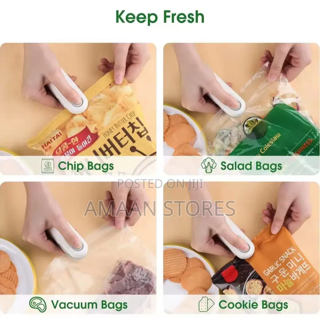 2-in-1 Mini Heat Sealer Cutter – Usb Rechargeable