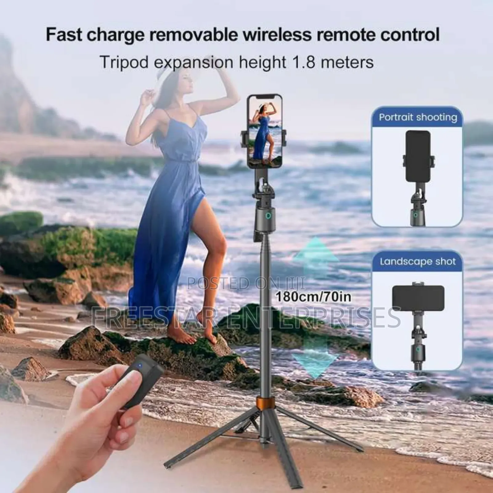 Q13 Phone Camera Tripod Stand Gimbal Selfie Stick Ai Tracker