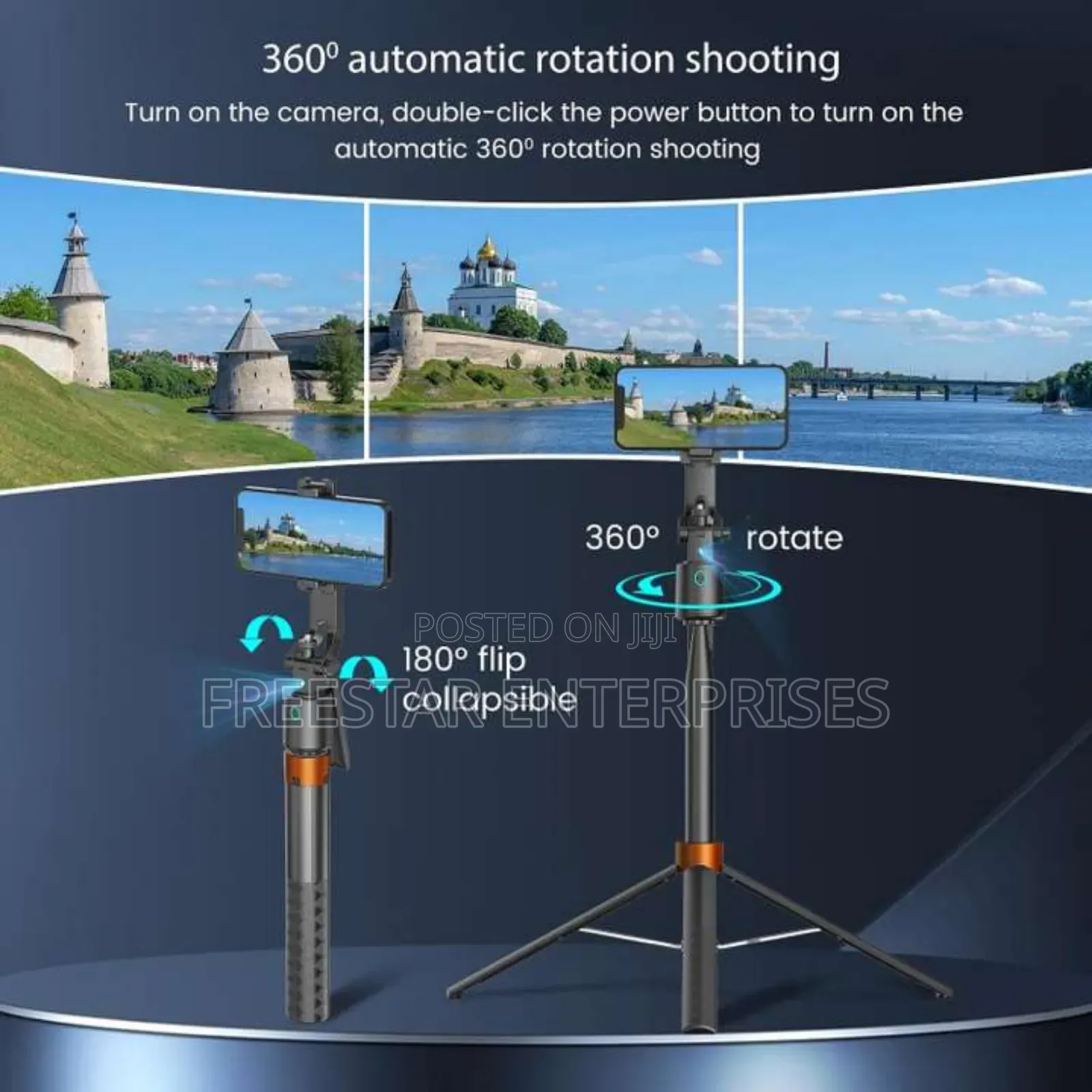 Q13 Phone Camera Tripod Stand Gimbal Selfie Stick Ai Tracker