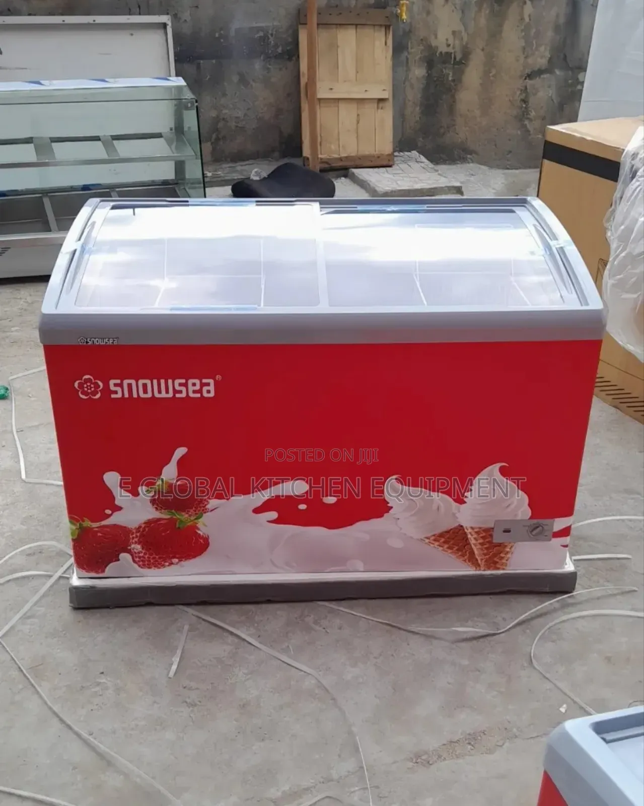 Ice Cream Freezer Display