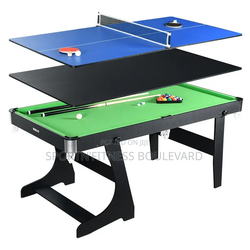 6feet 3 in 1 Table Tennis and Snooker Boards