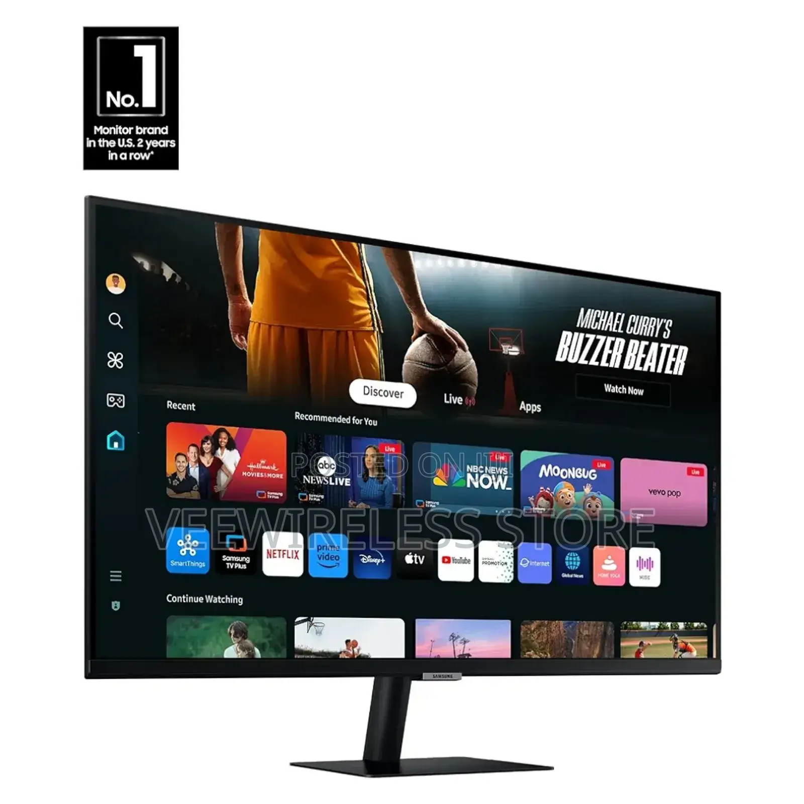 Samsung 43-Inch M7 (M70d) Series Uhd Smart Monitor