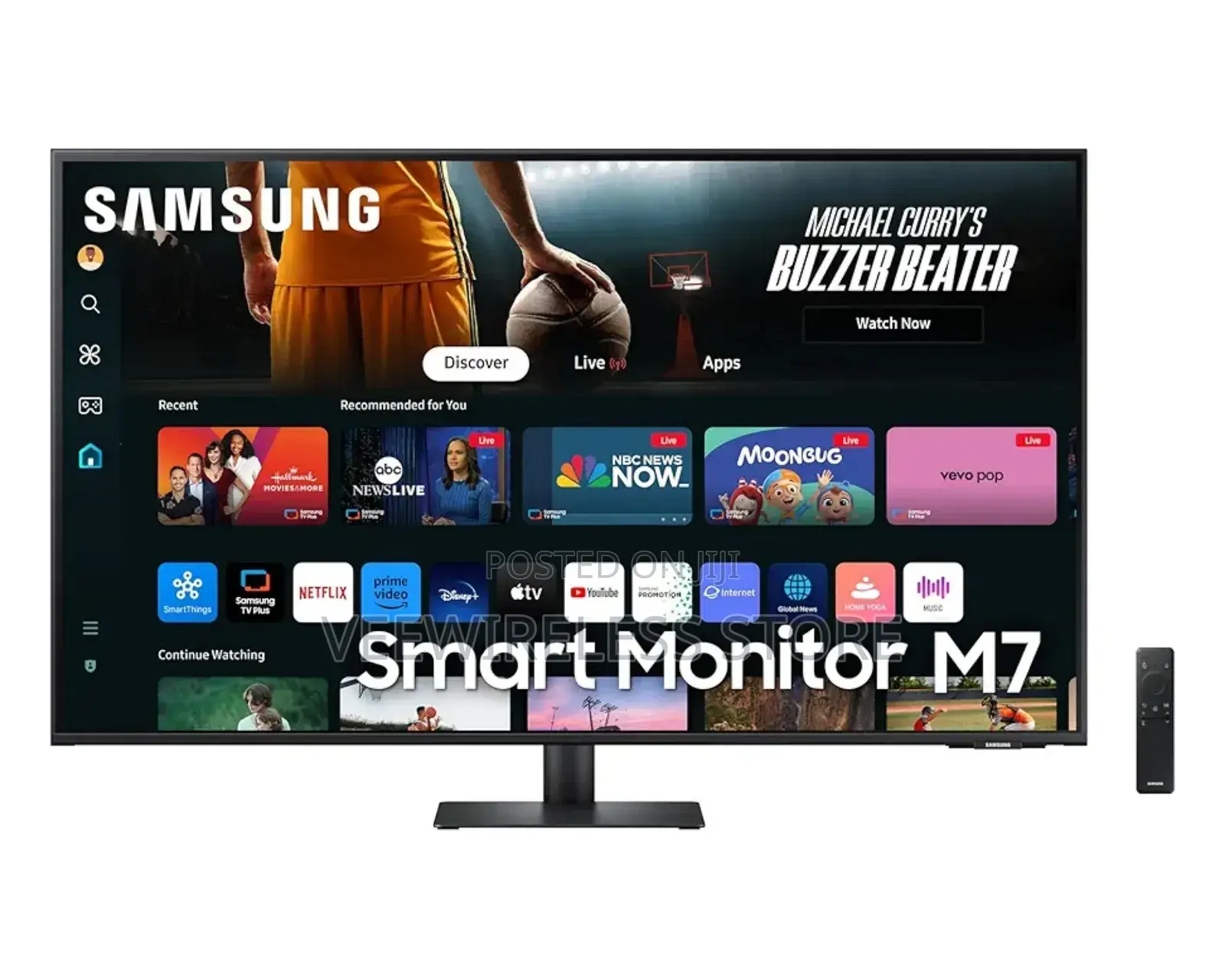 Samsung 43-Inch M7 (M70d) Series Uhd Smart Monitor