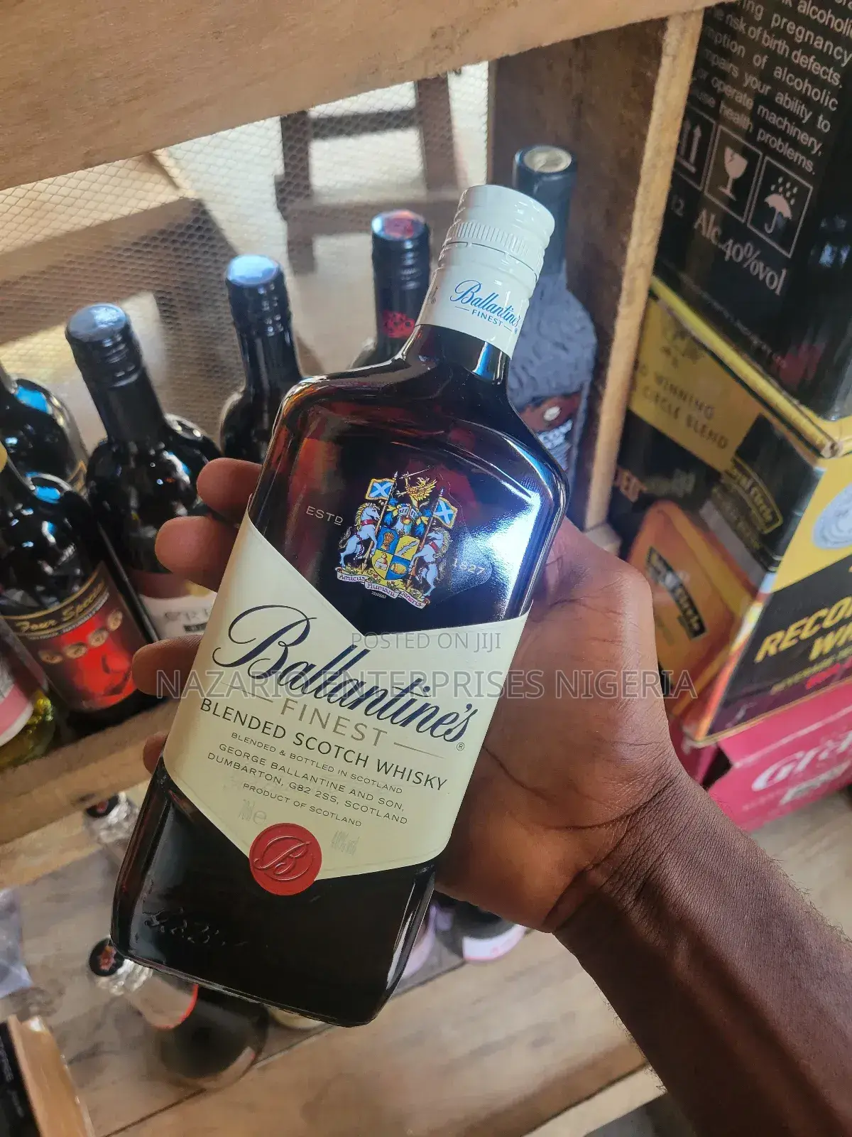 Ballantine’S Finest Whisky 700ml – By 12 Bottles