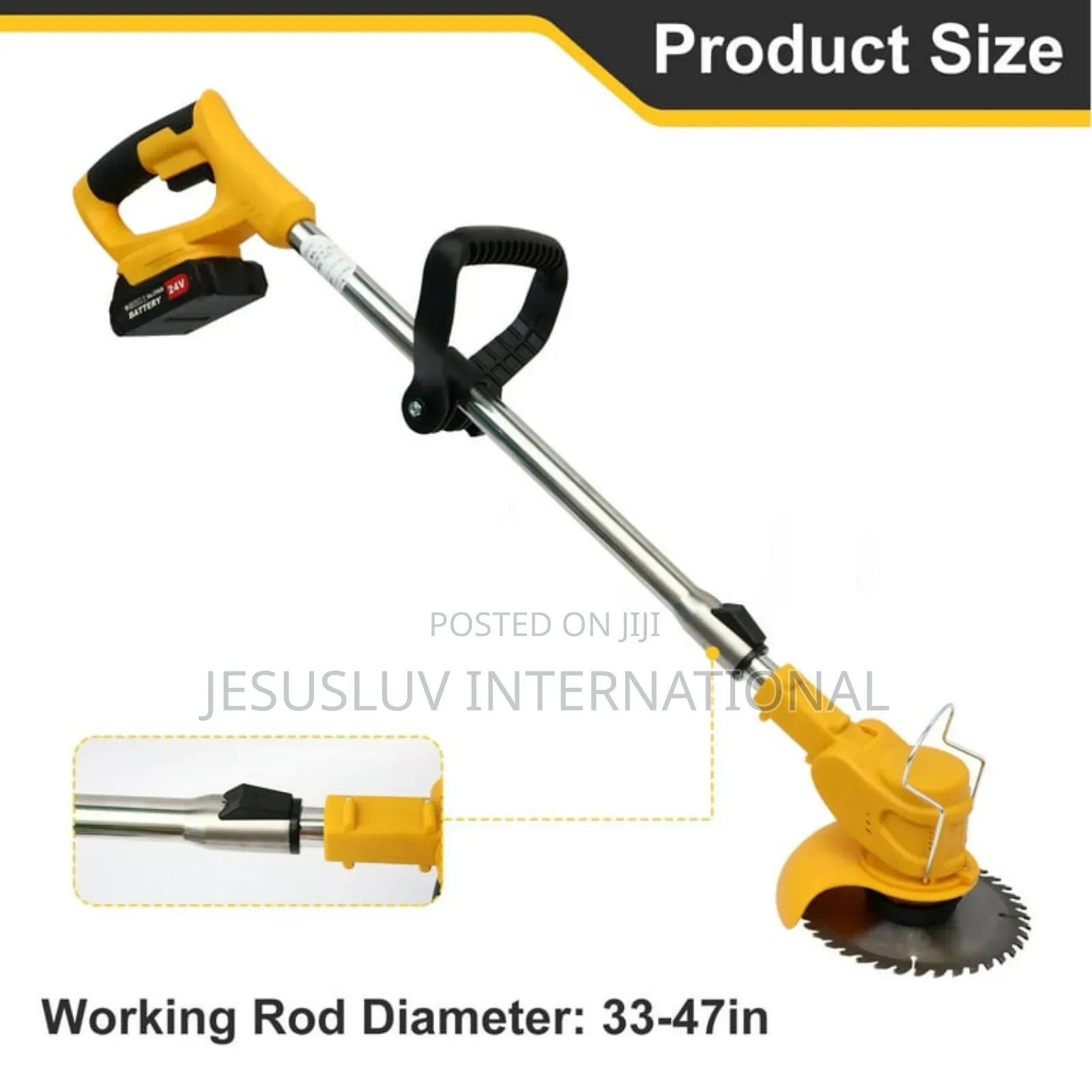 Cordless Grass Brush Cutter With 2 Batteries 48v For Garden