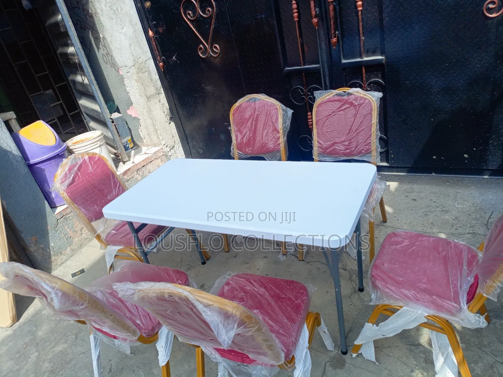 Your Quality 4ft Plastic Foldable Table With Iron Leg