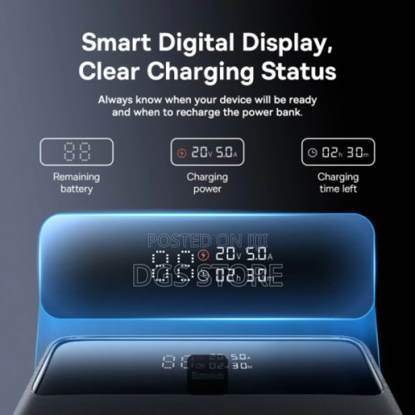 Baseus Blade H1 20,000mah 100w Power Bank