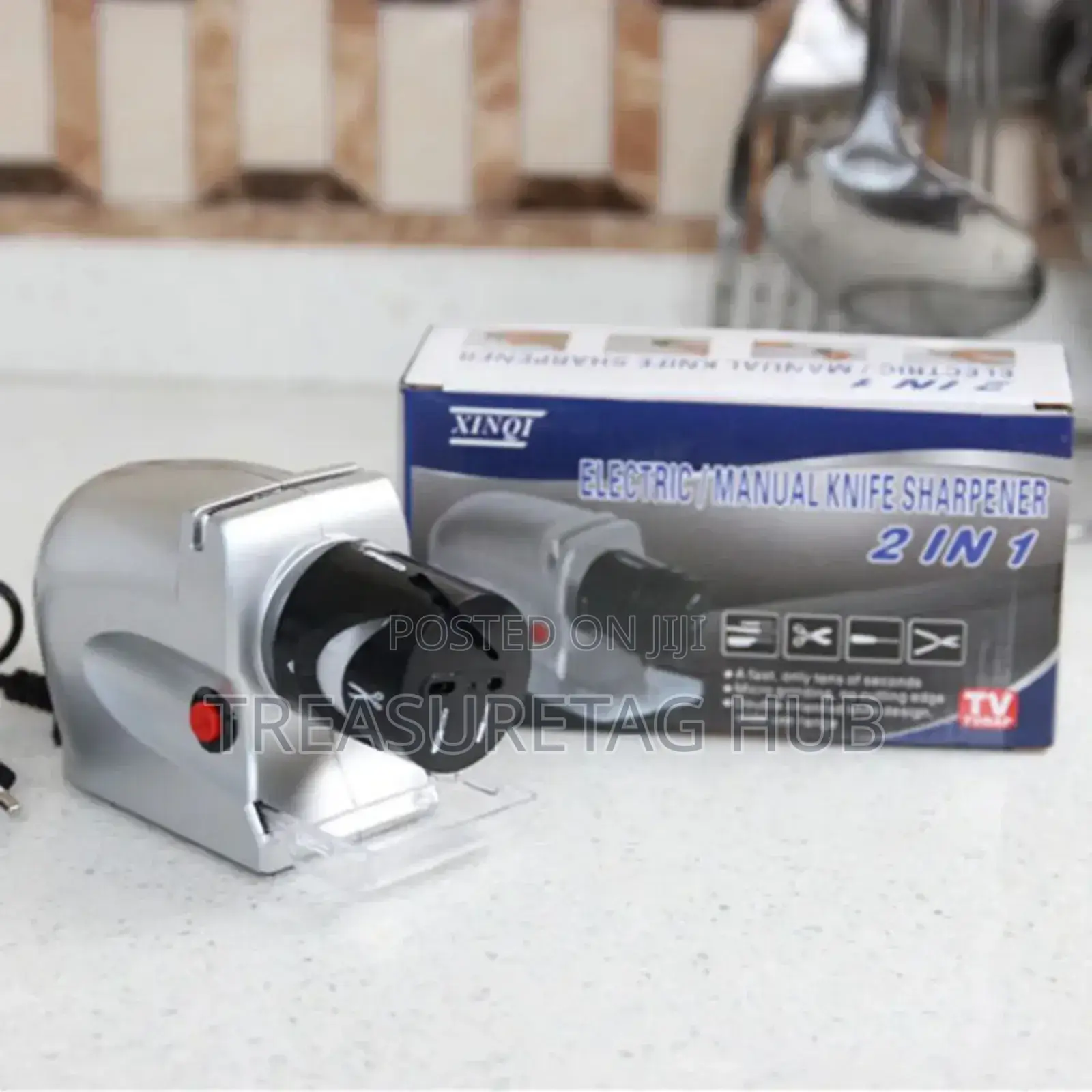 2in1 Electric/ Manual Knife Sharpener
