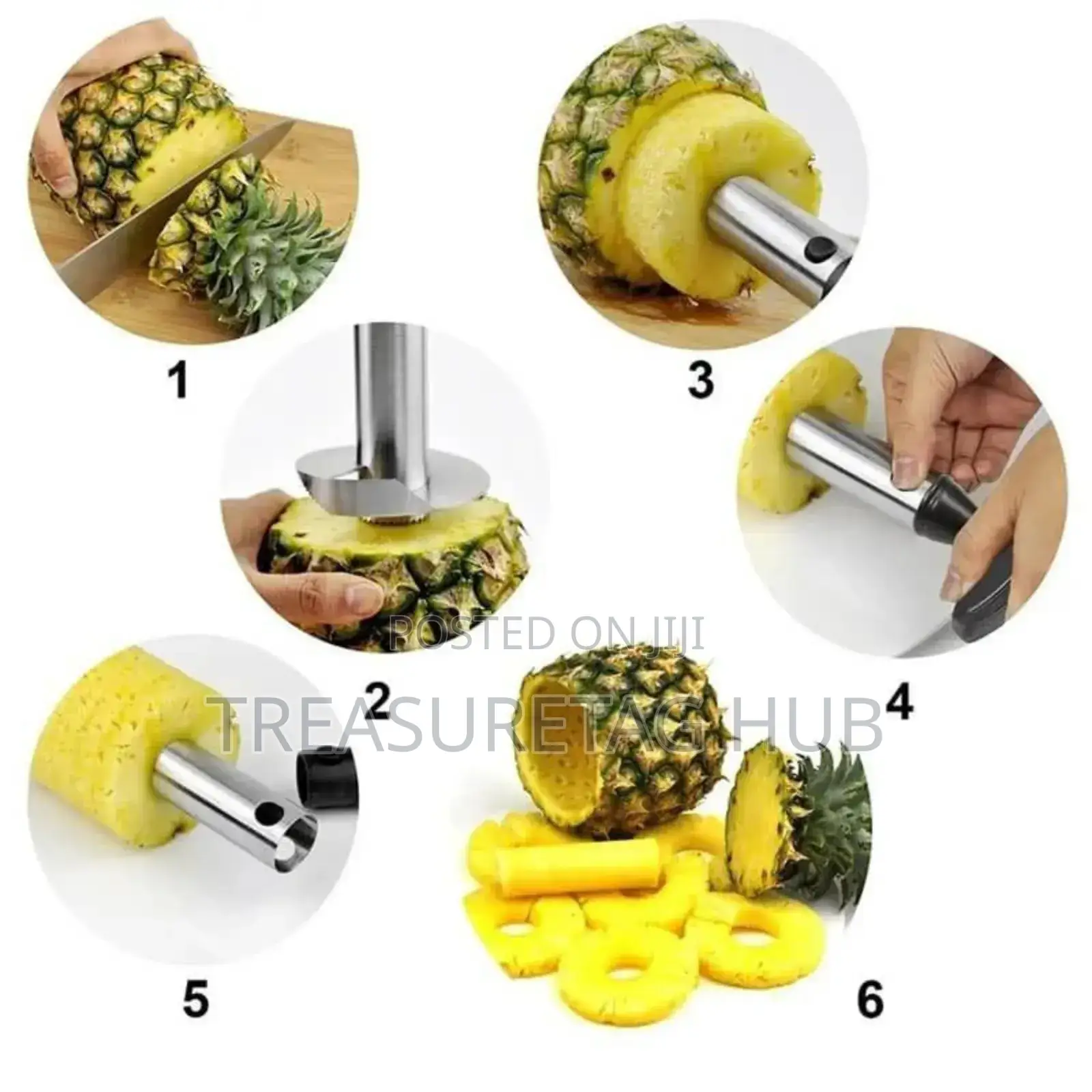 Pineapple Peeler,Slicer and Cutter