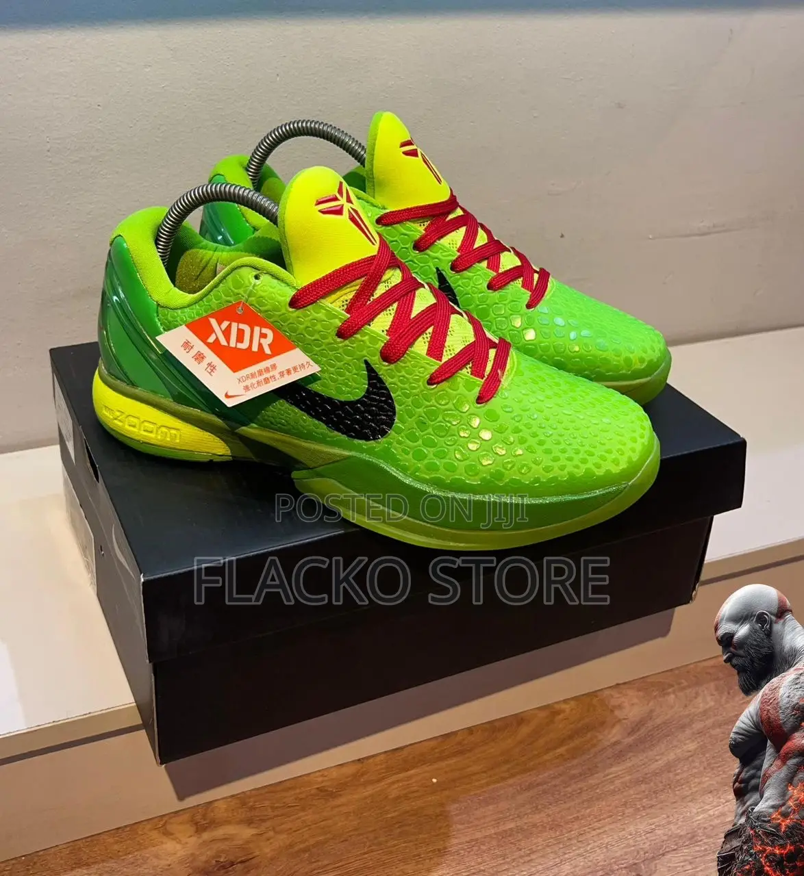 Original Nike Zoom Kobe 6 Proto Grinch Basketball Sneakers