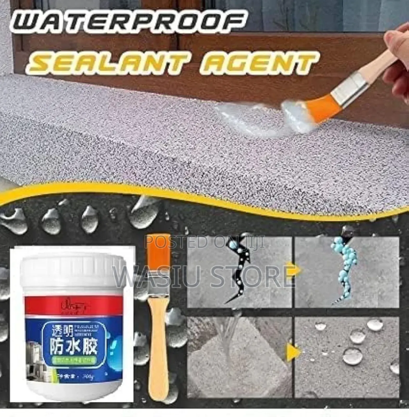 Transparent Waterproof Adhesive Sealant Floor, Roof, Wall