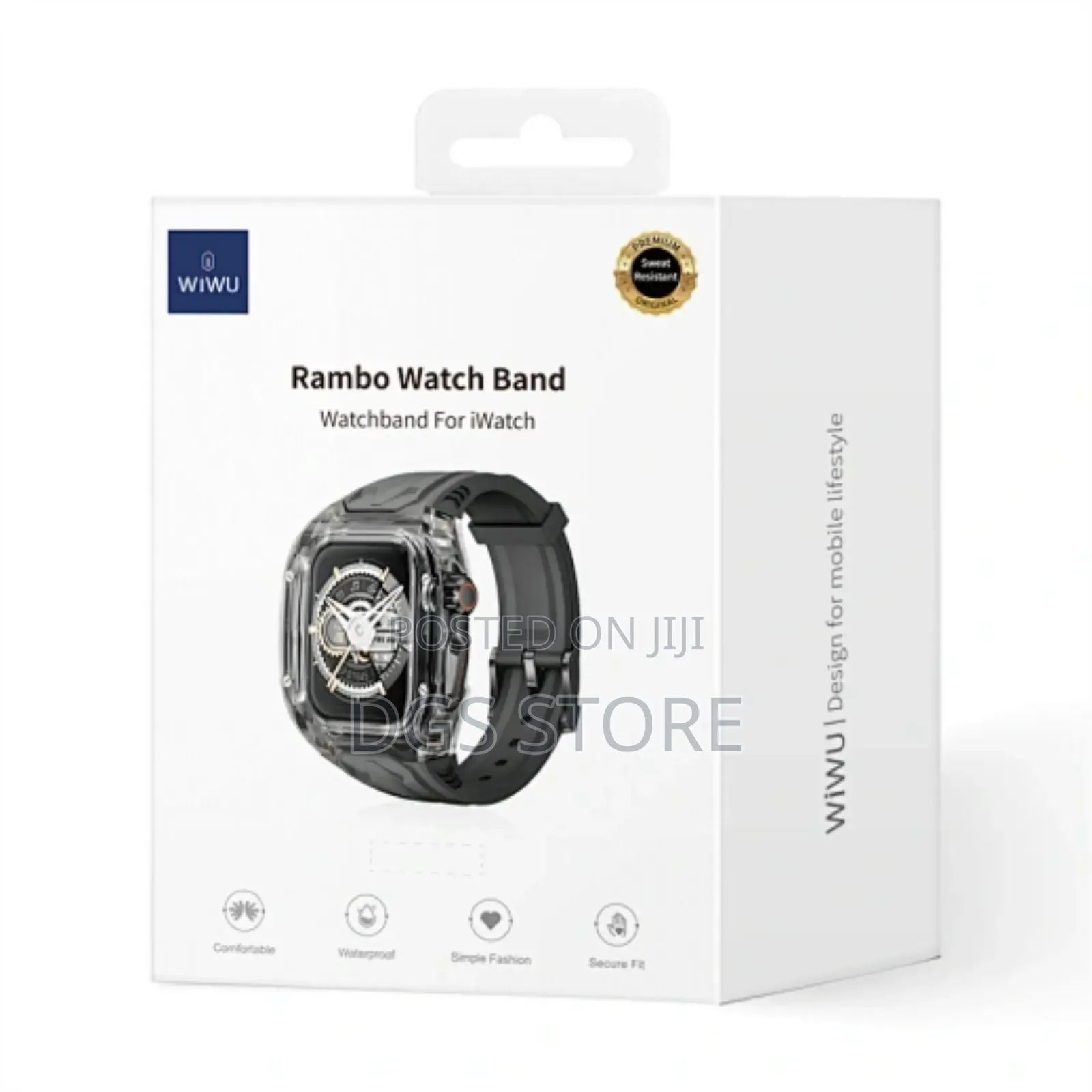 Wiwu Rambo Watch Band for Apple Strap 42mm,44mm,45mm,49mm