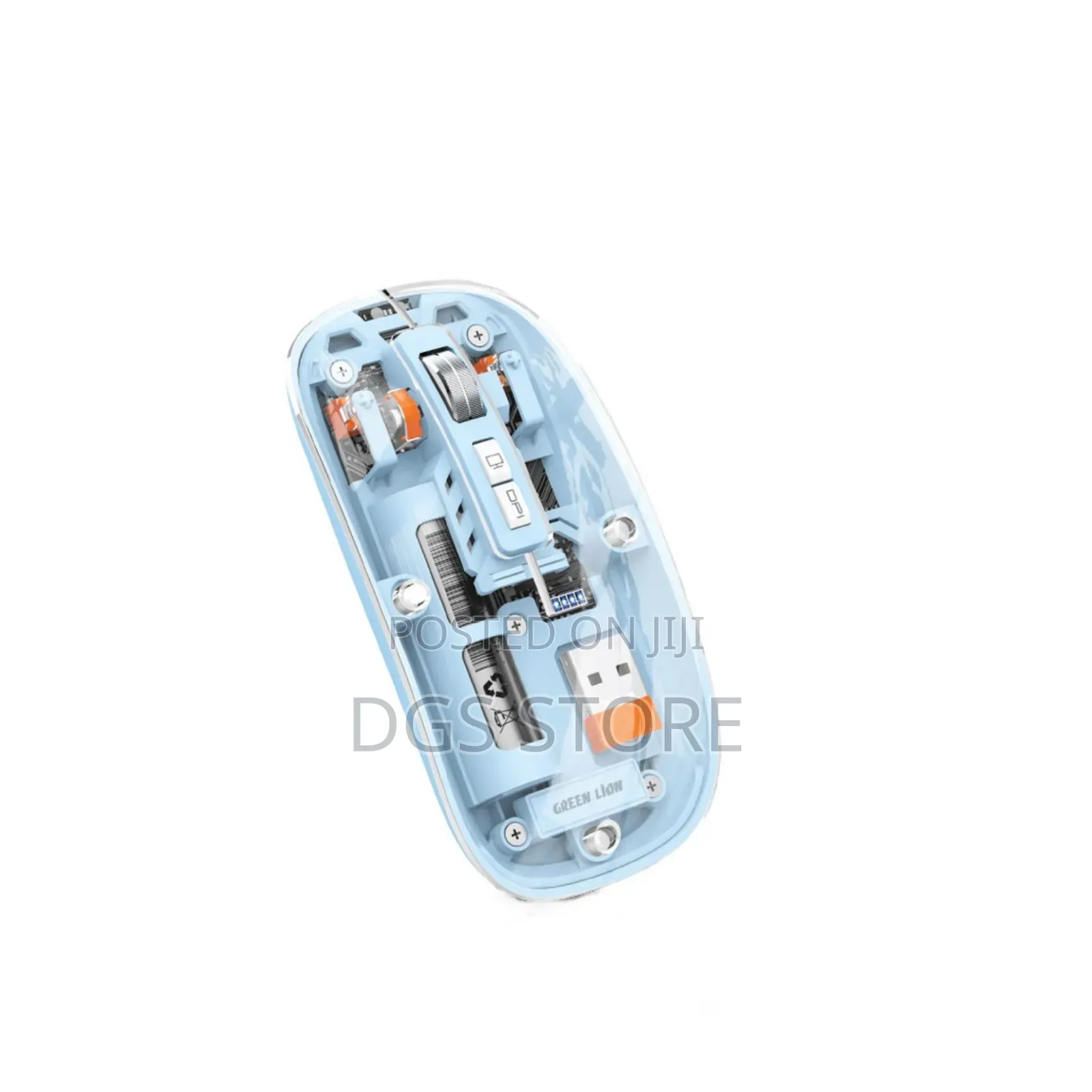Green Lion Connect Transparent Wireless Mouse