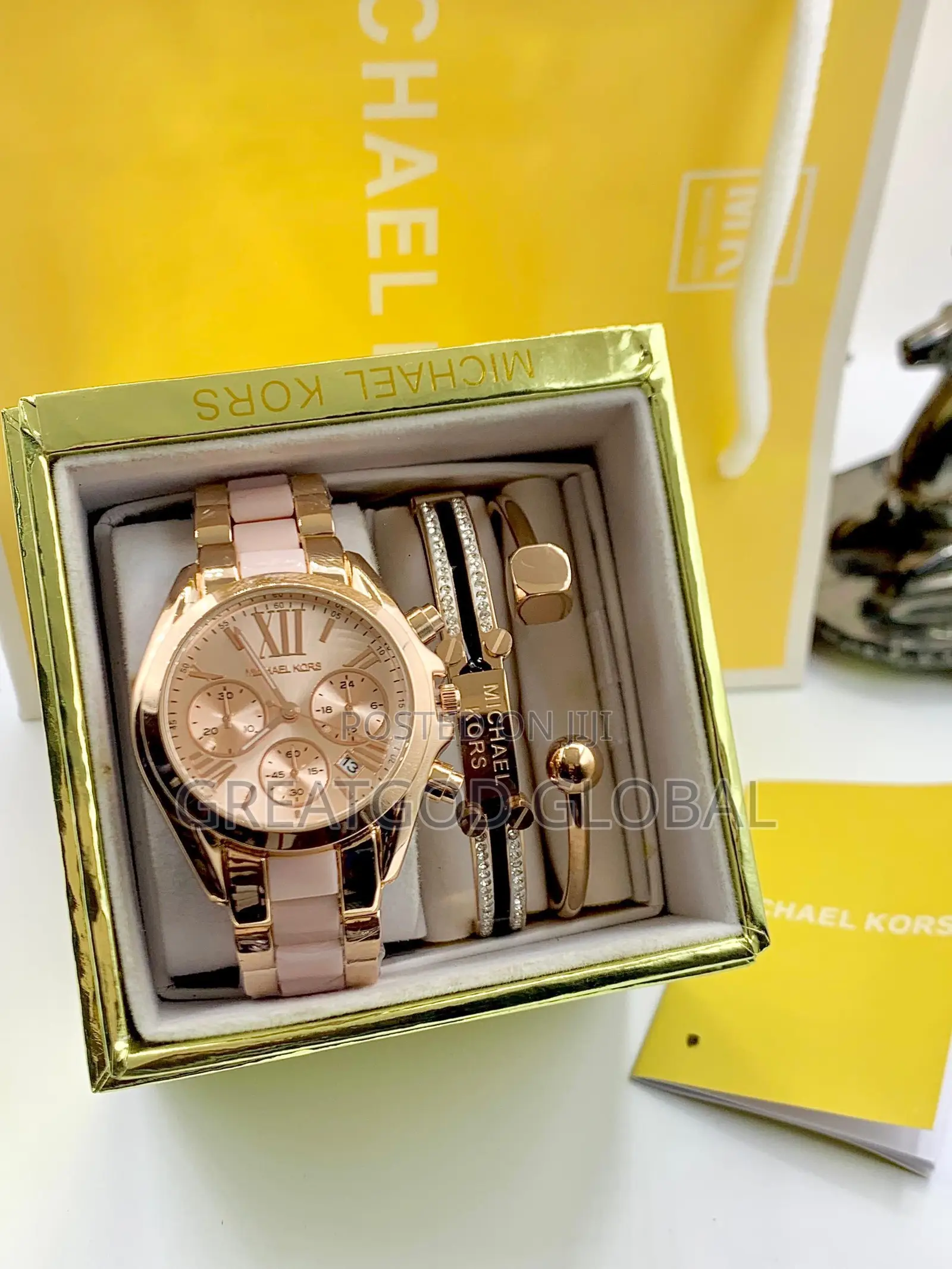 Mk Ladies Set Watch and Bracelet