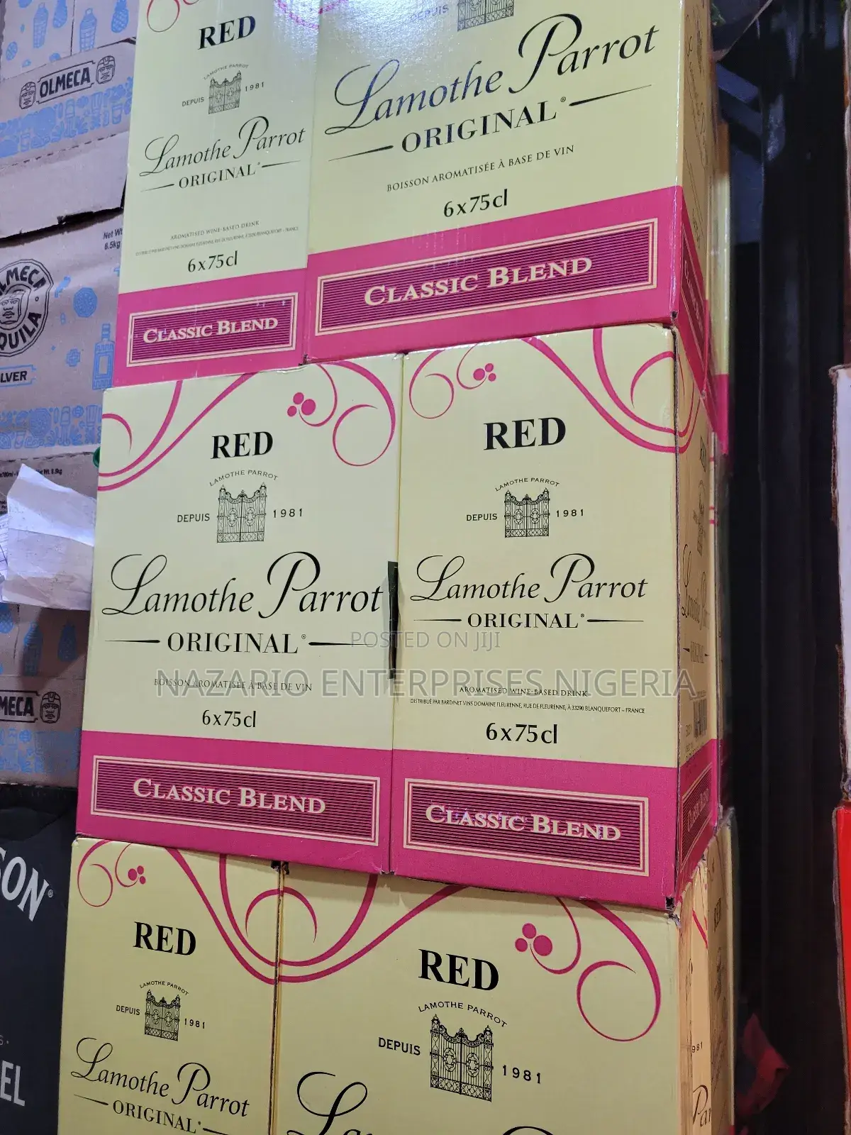 Lamothe Parrot Sweet Red Wine 750ml – By 12 Bottles
